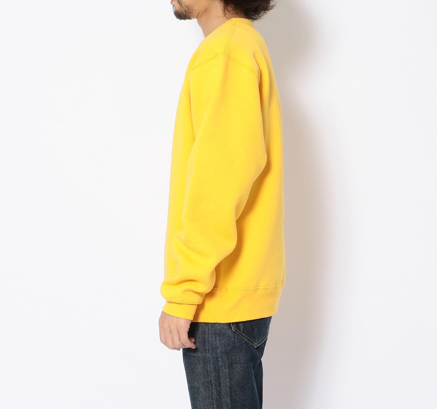 ロゴ クルースウェット/ A STA> LOGO C>EW SWEAT イエロー