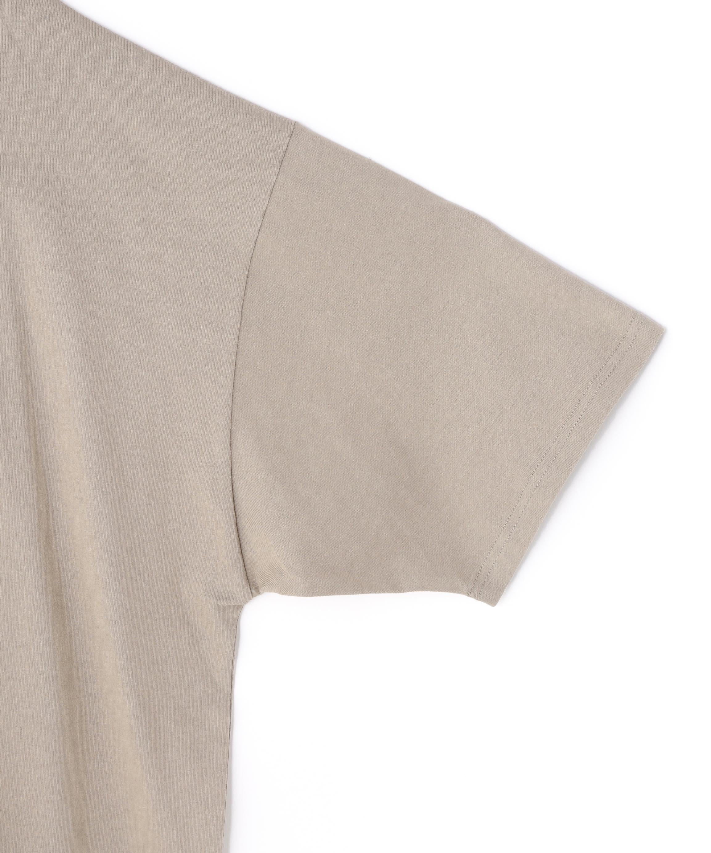 WHITELAND/ホワイトランド/LOGO S/S TEE ベージュ