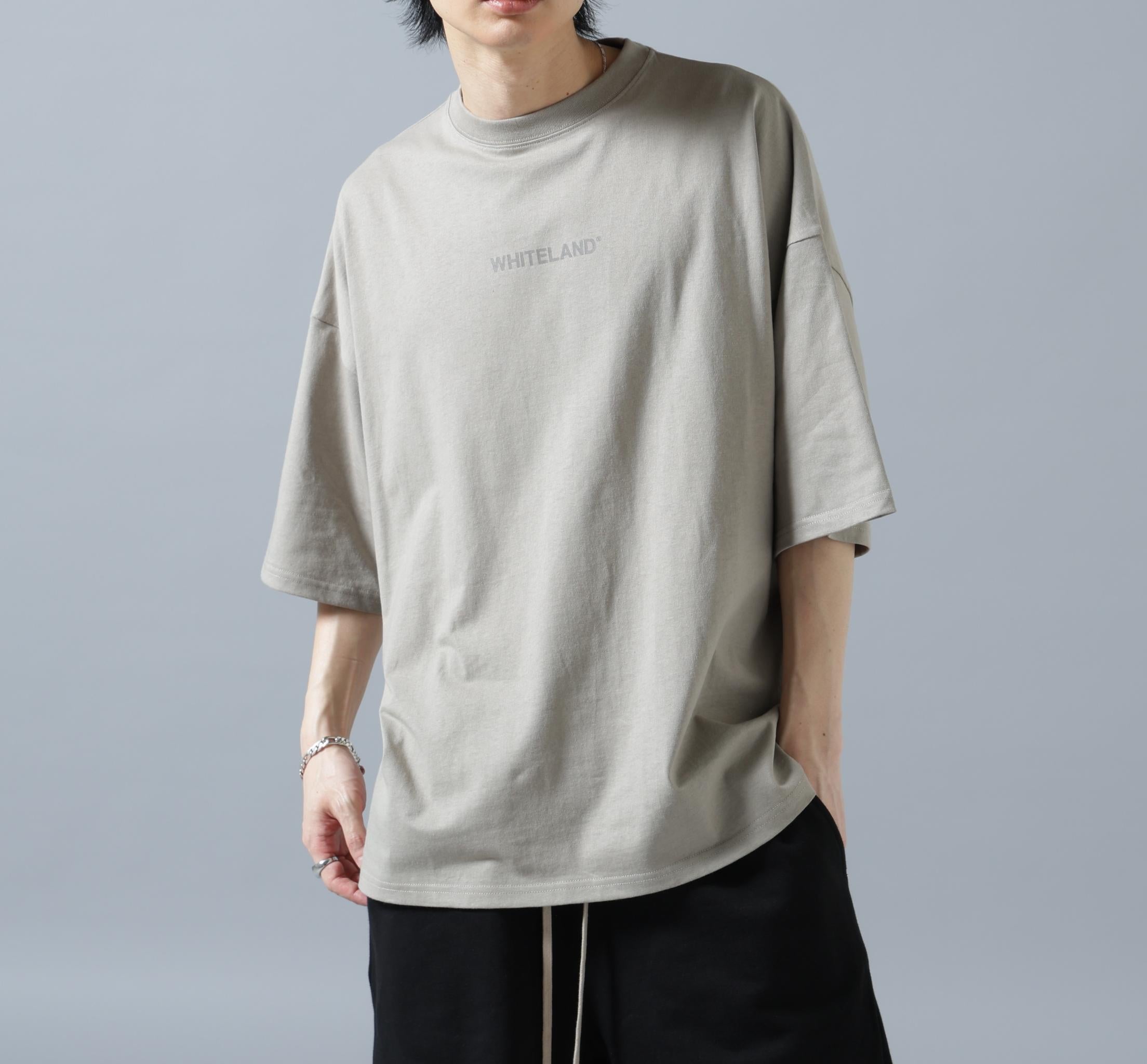 WHITELAND/ホワイトランド/LOGO S/S TEE ベージュ