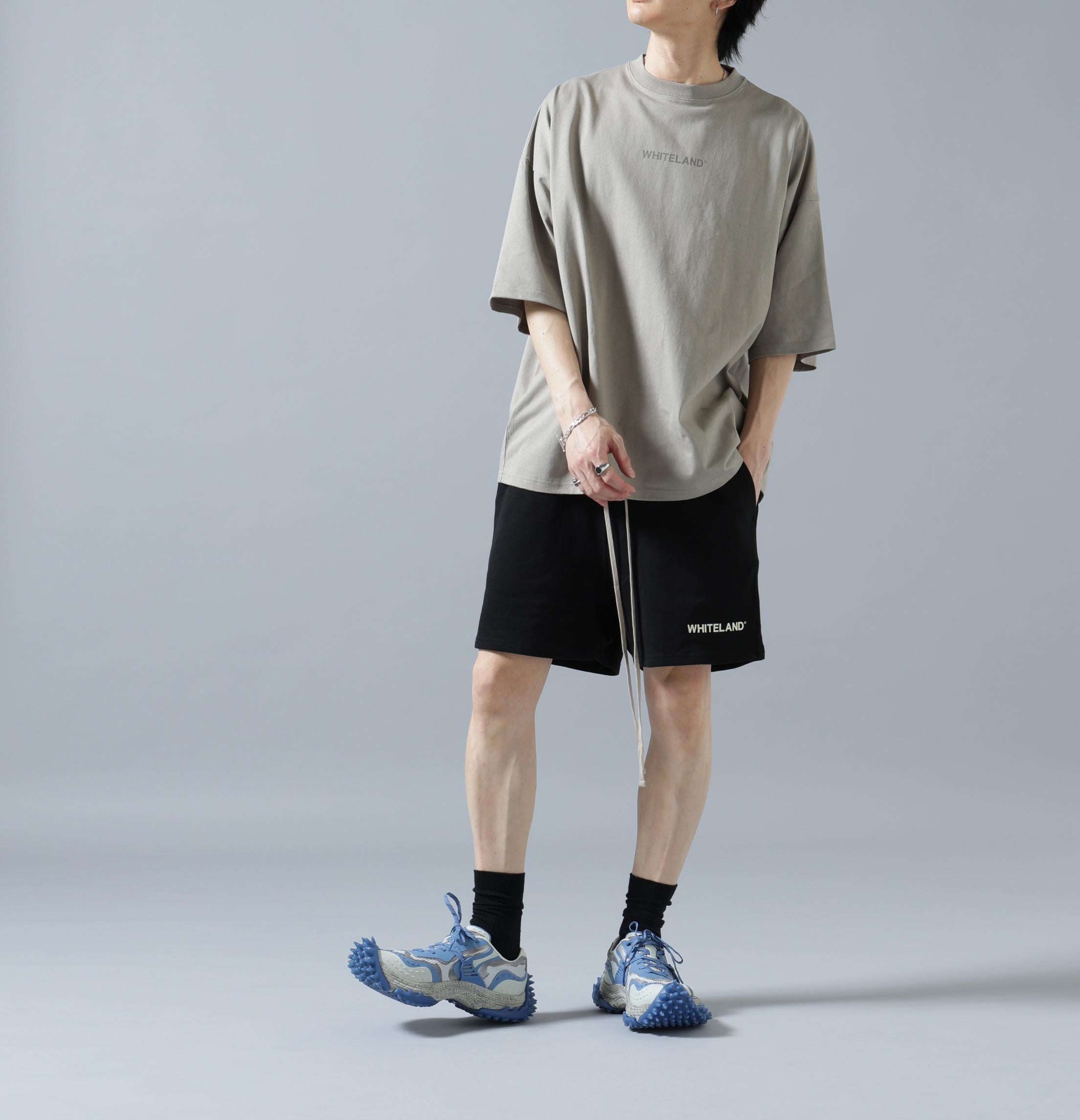 WHITELAND/ホワイトランド/LOGO S/S TEE ベージュ