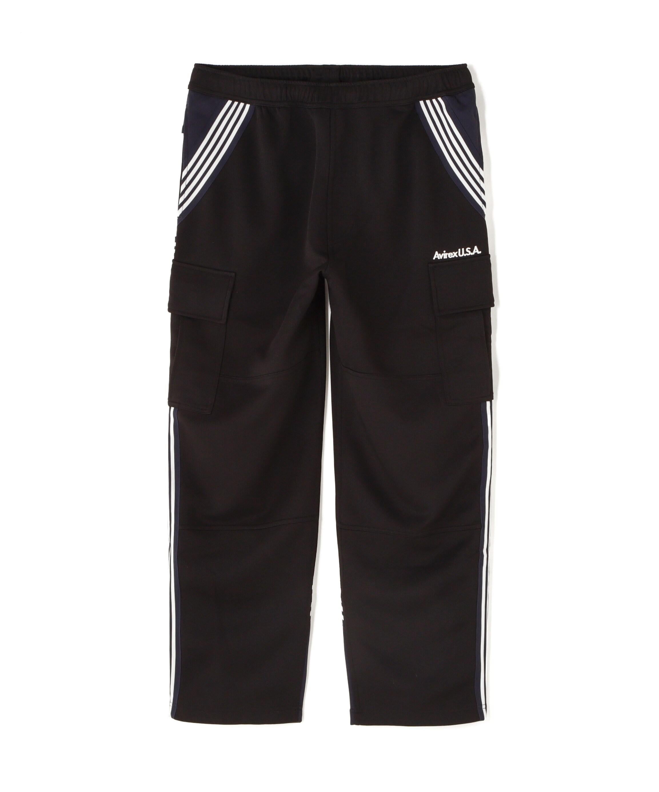 《C>OSSOVE>》T>ACK CA>GO PANTS / トラック カーゴパンツ / AVI>EX / アヴィレックス ブラック