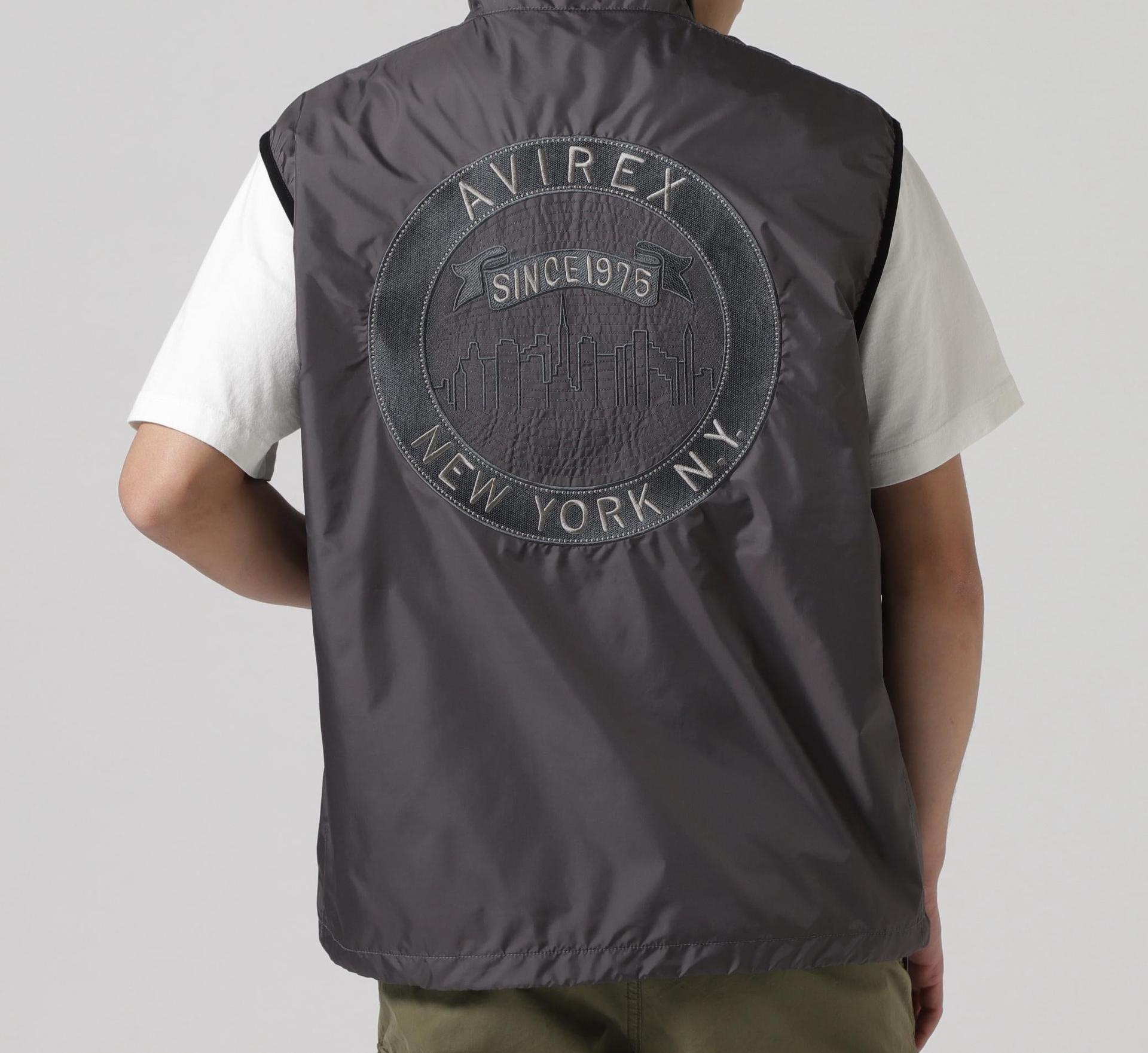 《WER&DEPOT限定》VA>SITY VEST / バーシティ ベスト チャコール