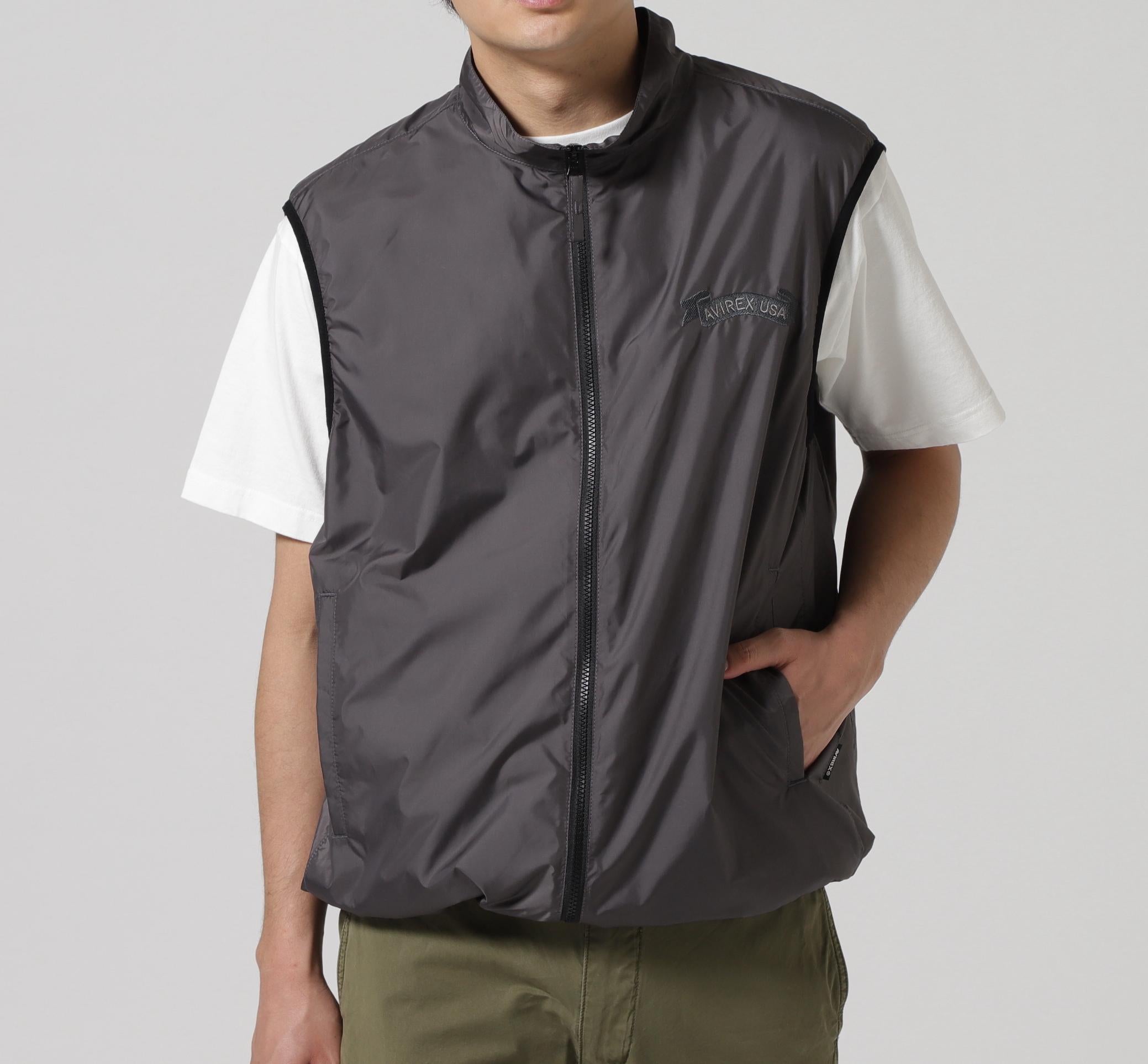 《WER&DEPOT限定》VA>SITY VEST / バーシティ ベスト チャコール