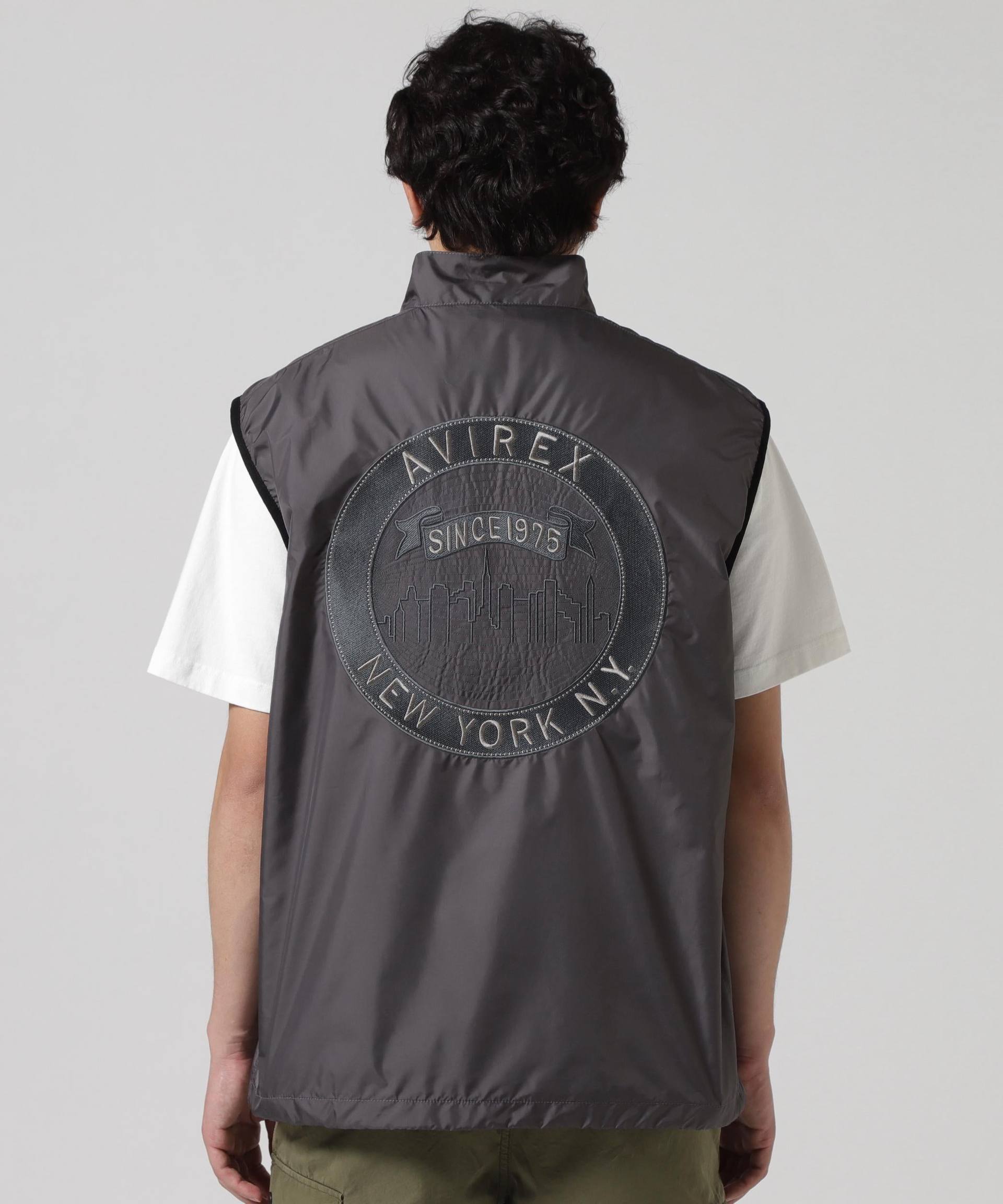 《WER&DEPOT限定》VA>SITY VEST / バーシティ ベスト チャコール