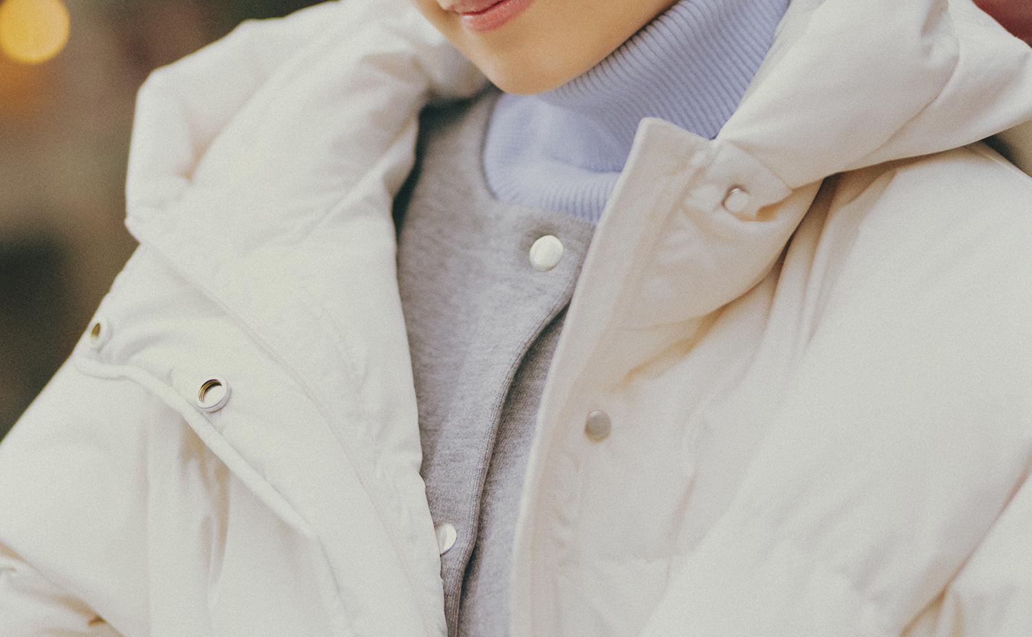 ベーシックタートルネックニット ブルー