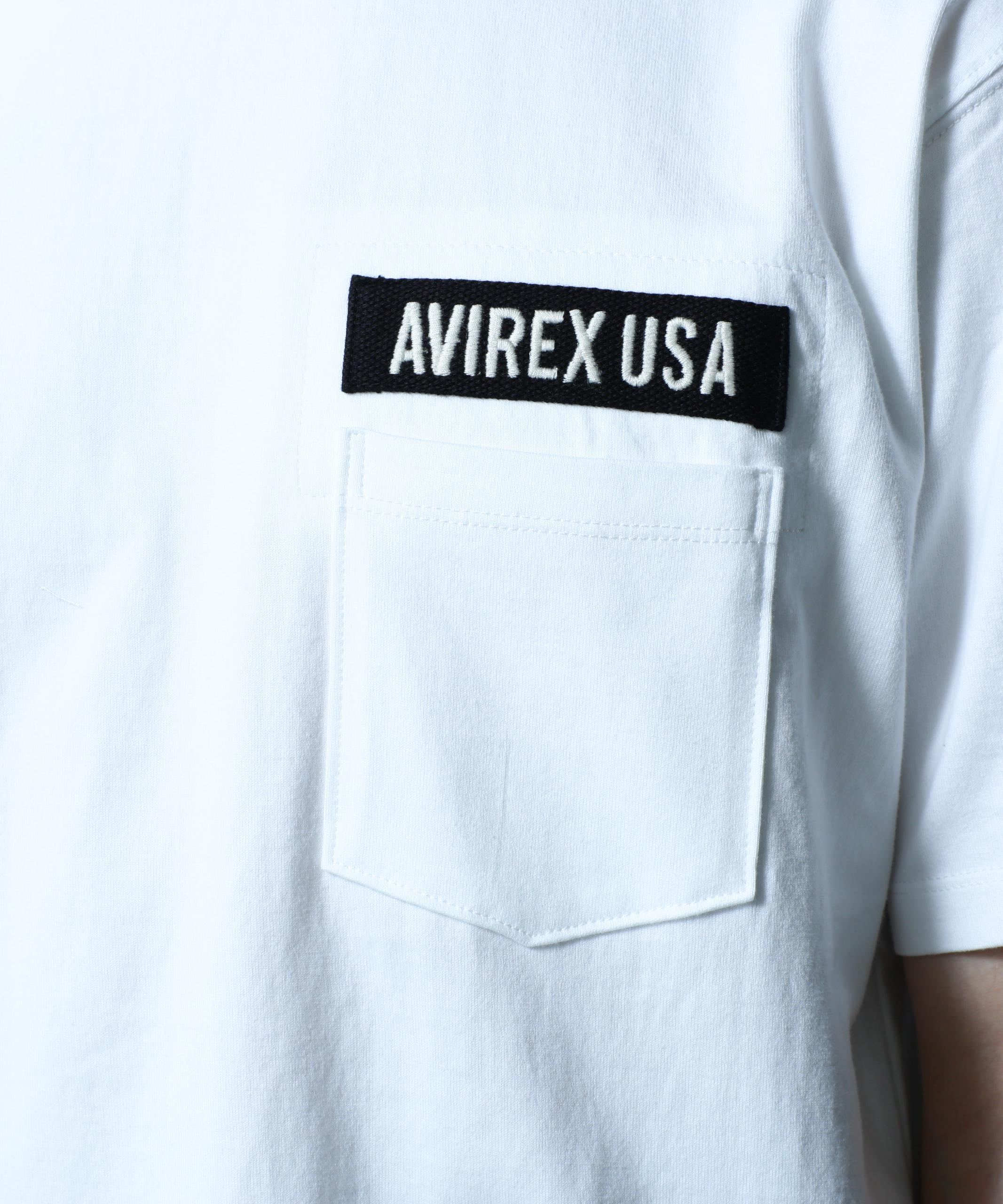 FATIGUE S/S T-SHIRT / ファティーグ 半袖 Tシャツ / AVIREX / アヴィレックス ホワイト