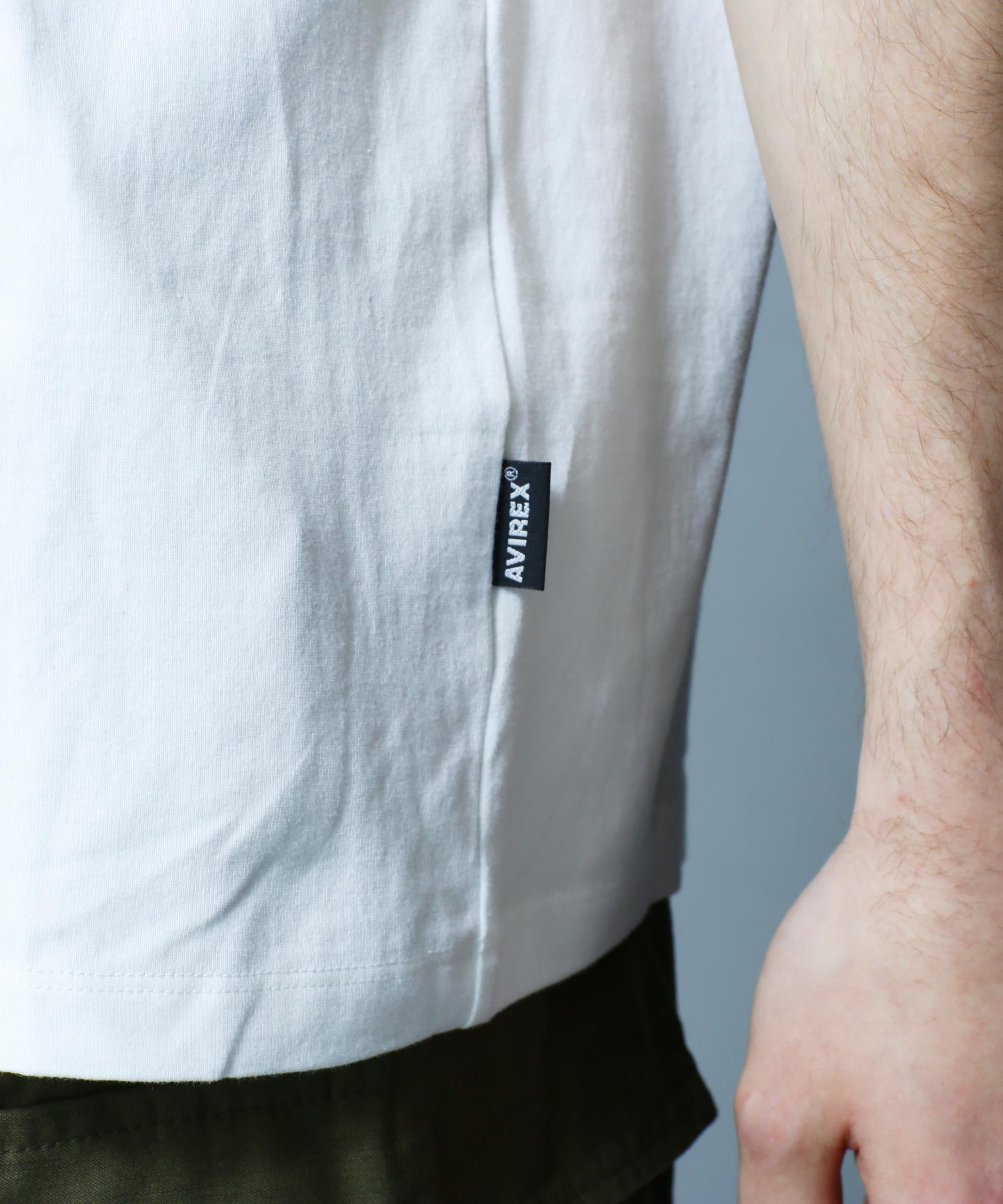 FATIGUE S/S T-SHIRT / ファティーグ 半袖 Tシャツ / AVIREX / アヴィレックス ホワイト
