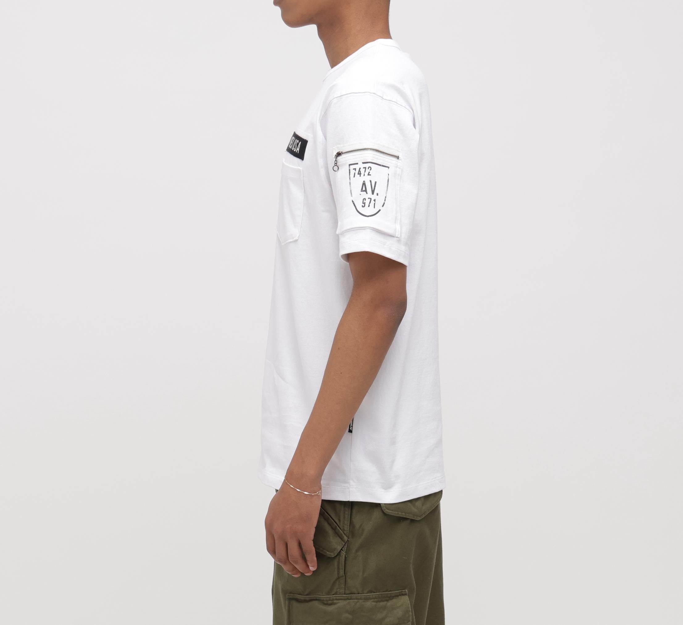 FATIGUE S/S T-SHIRT / ファティーグ 半袖 Tシャツ / AVIREX / アヴィレックス ホワイト
