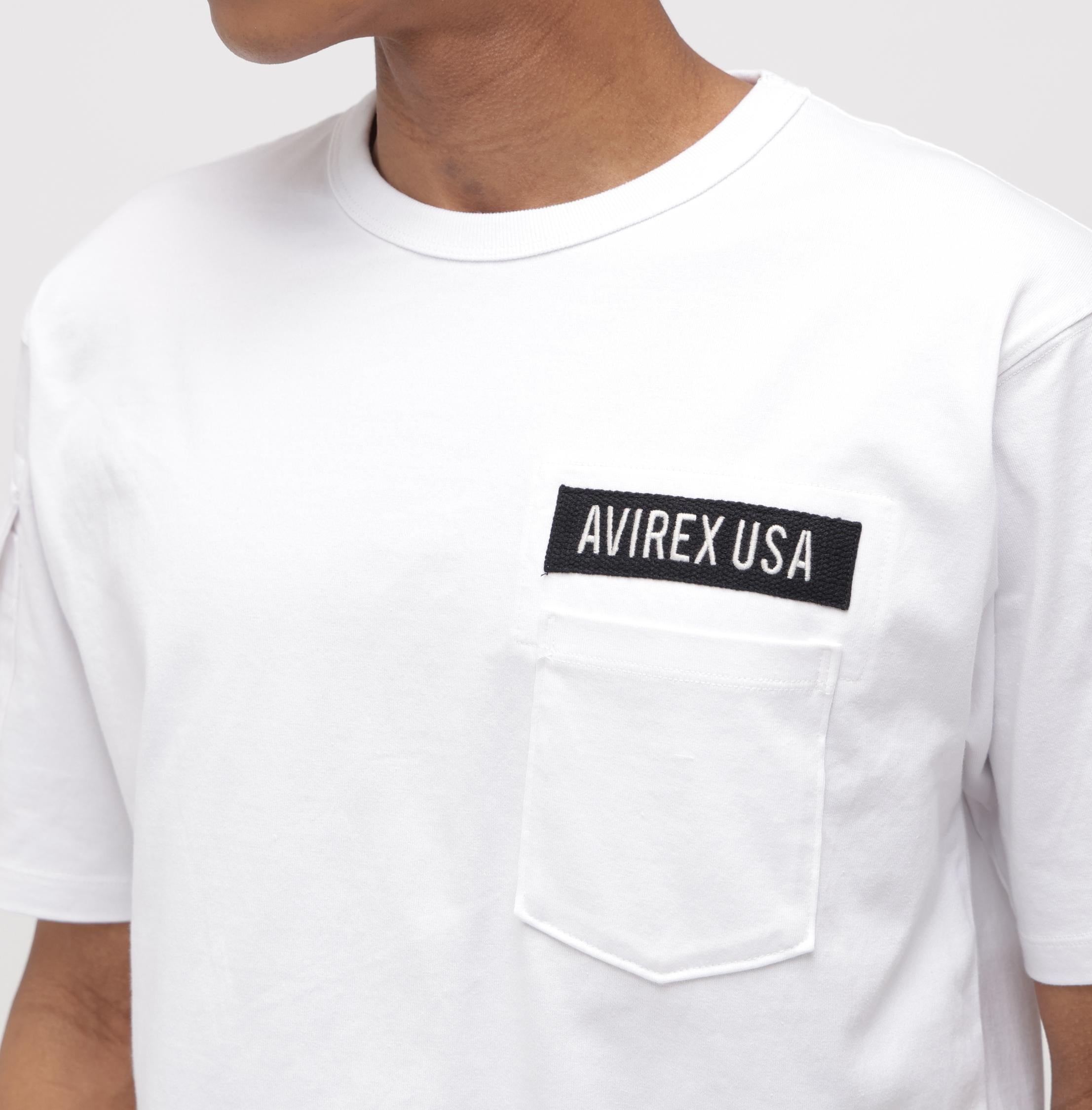 FATIGUE S/S T-SHIRT / ファティーグ 半袖 Tシャツ / AVIREX / アヴィレックス ホワイト