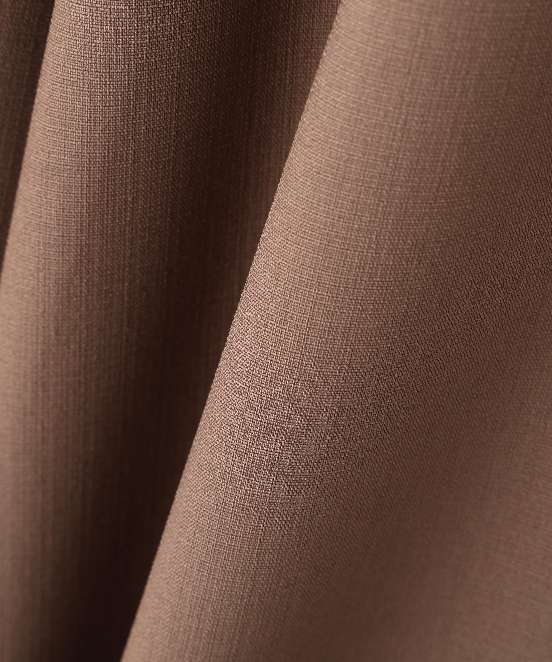 ナローリボンフレアスカート ブラウン