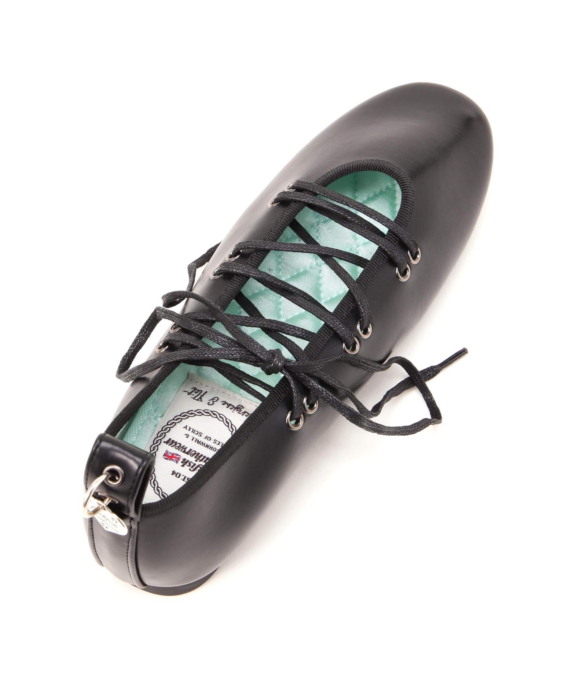 >OCKFISH WEATHE>WEA>/ロックフィッシュ ウェザーウェア/LACEUP FLAT PU ブラック