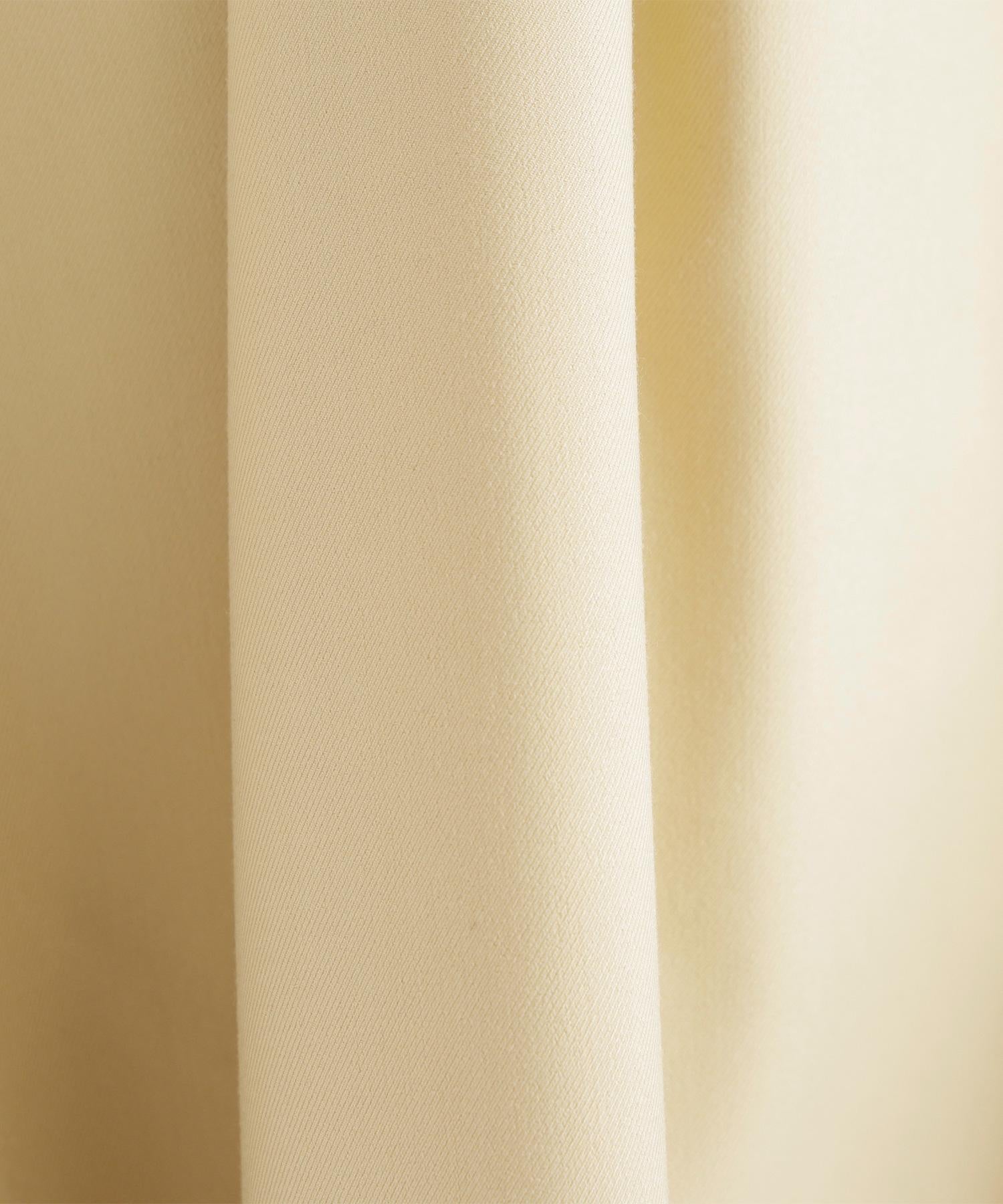 フロントボタンフレアスカート イエロー