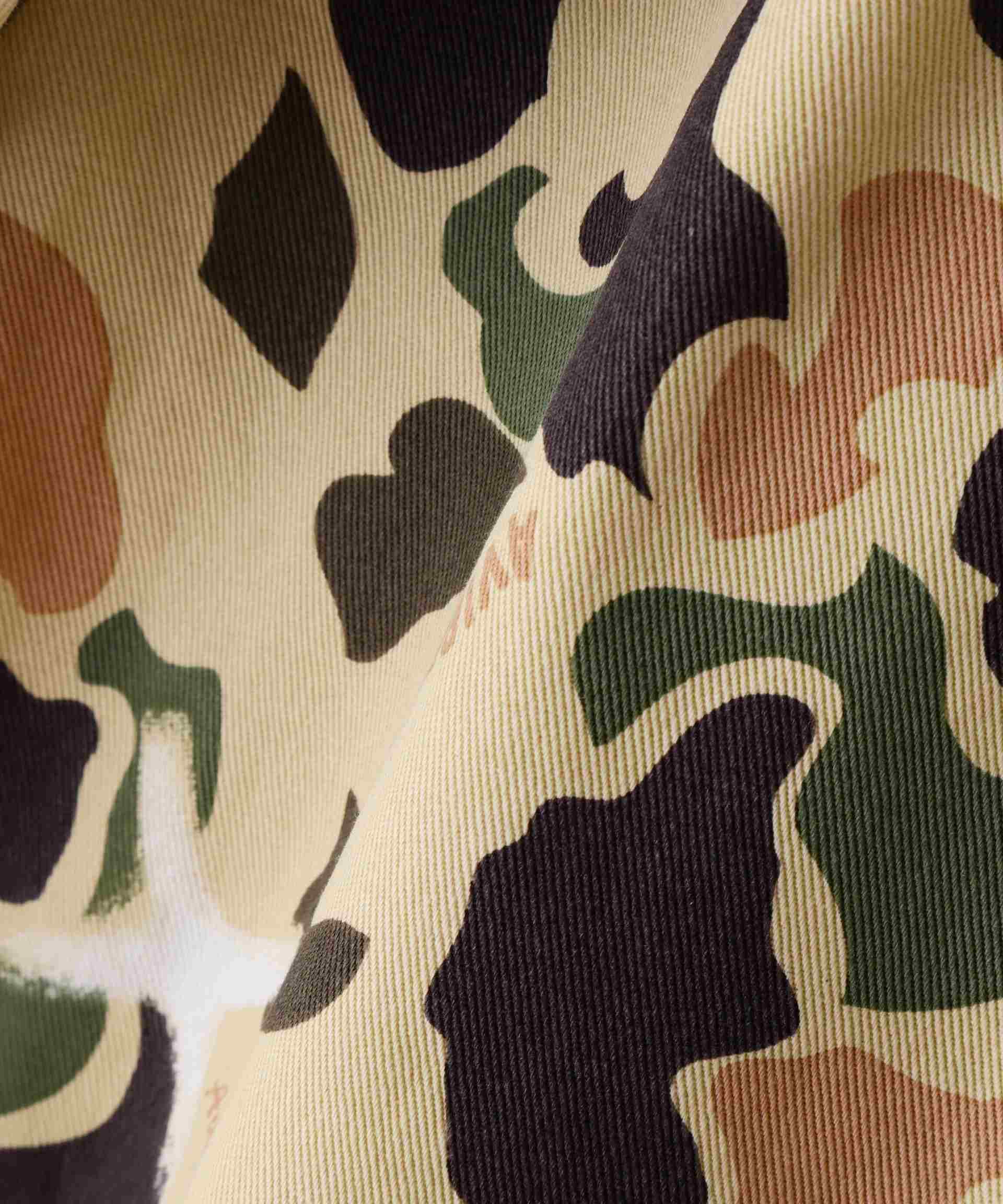 >EVE>SIRLE DUCK CAMO VEST / リバーシブル ダックカモ ベスト / AVI>EX / アヴィレックス オレンジ