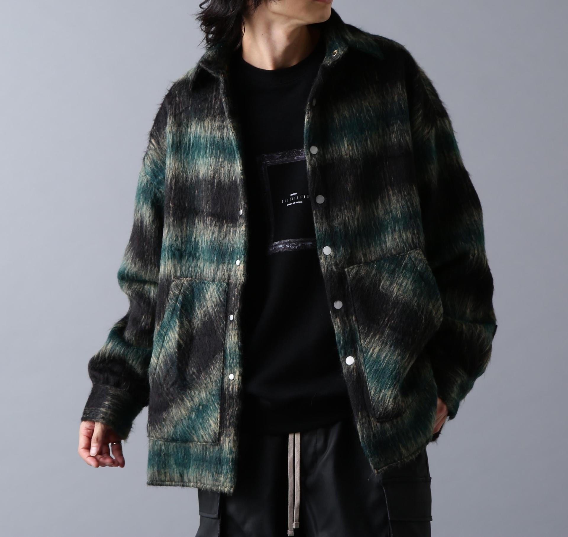 DankeSchon/ダンケシェーン/SHAGGY SHIRTS グリーン