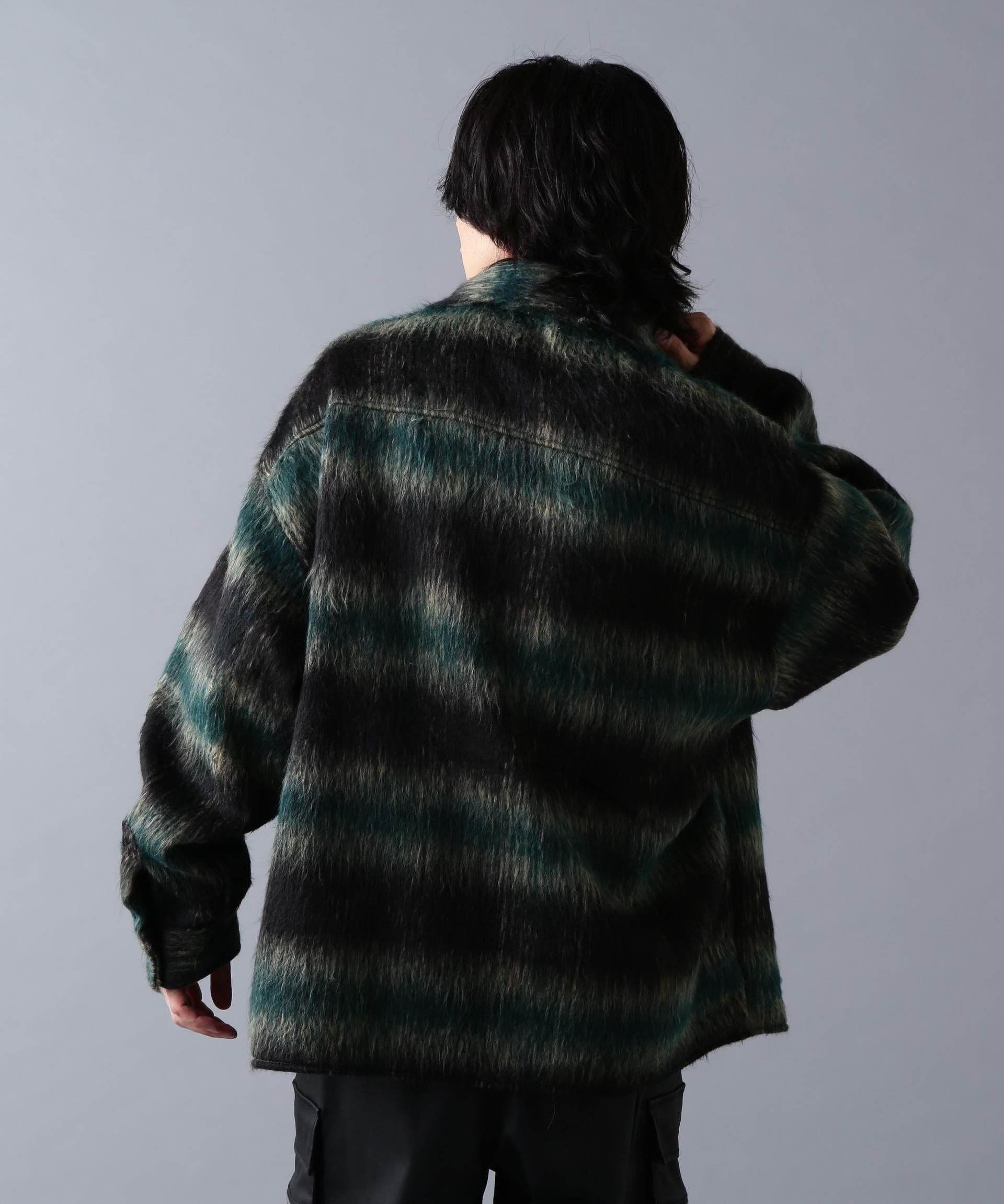 DankeSchon/ダンケシェーン/SHAGGY SHIRTS グリーン