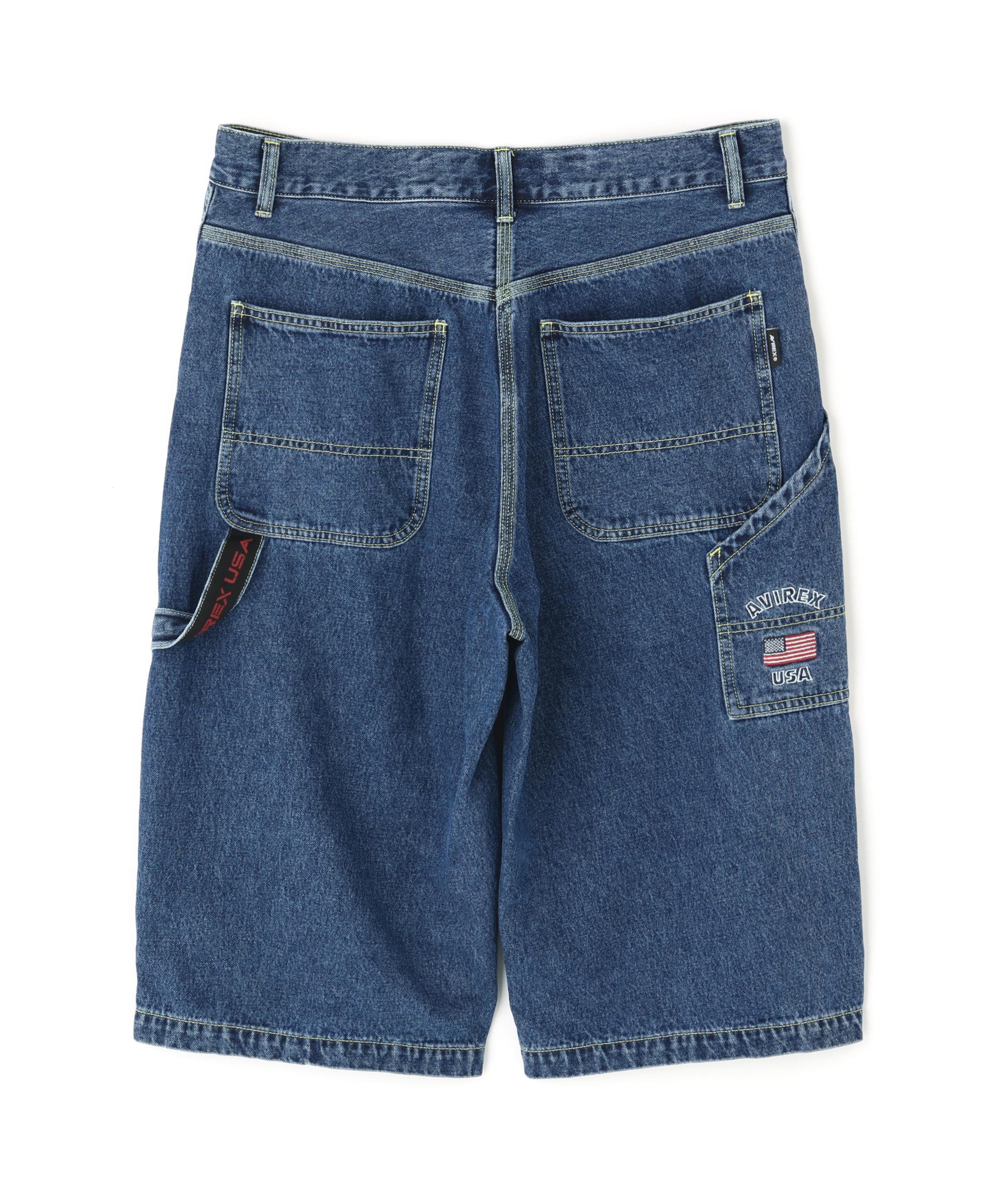 《直営店限定》VA>SITY PAINTE> SHO>TS ウォッシュユーズド9