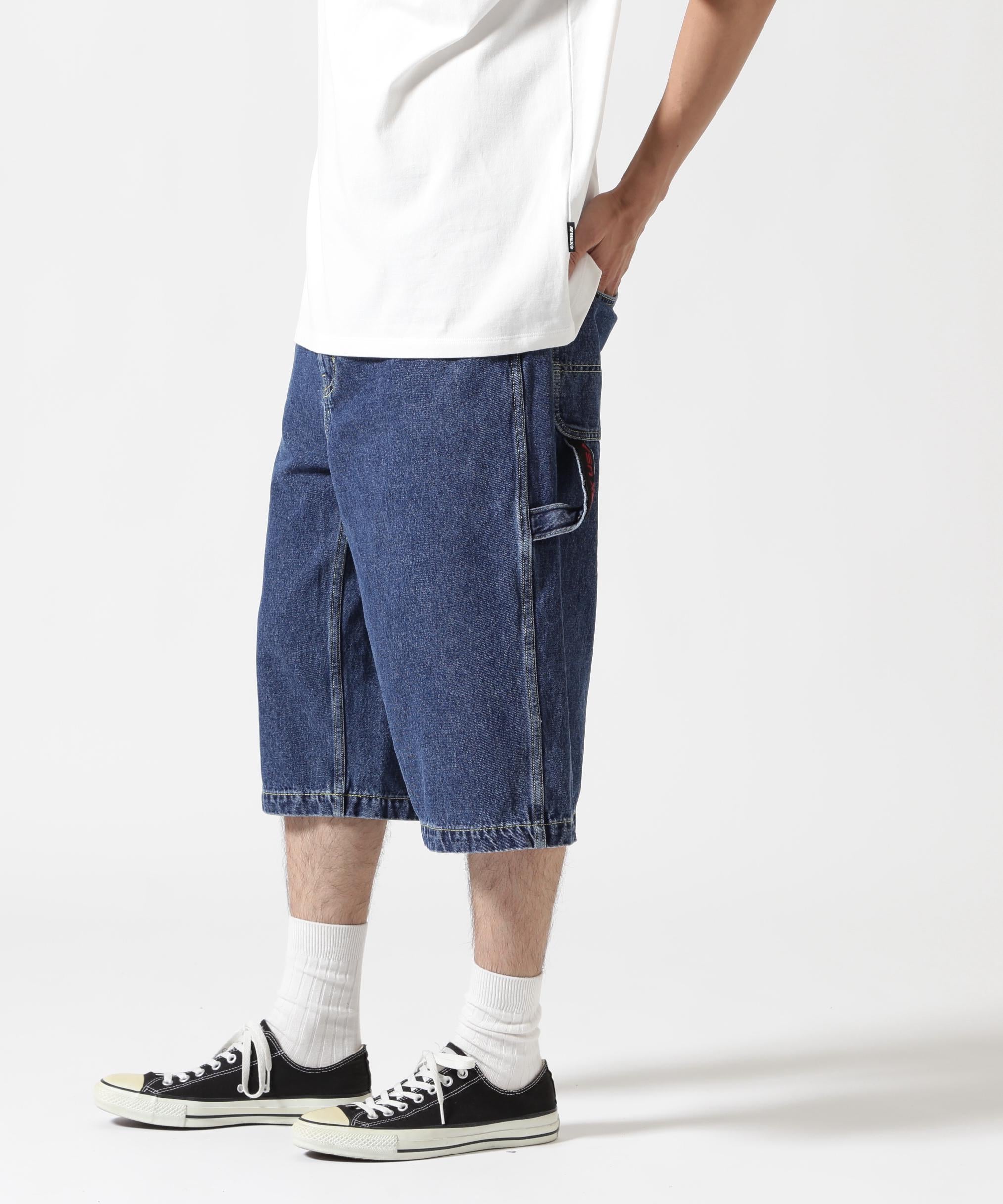 《直営店限定》VA>SITY PAINTE> SHO>TS ウォッシュユーズド9
