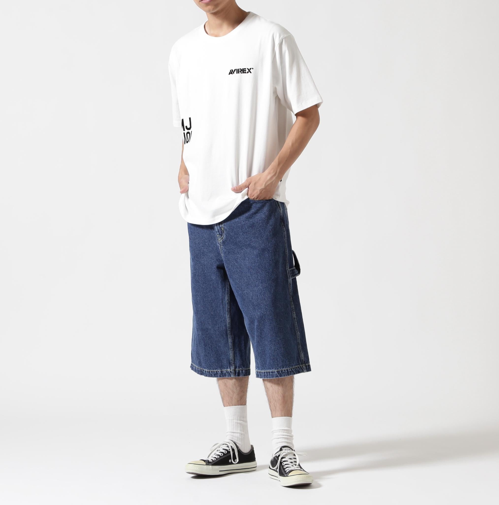 《直営店限定》VA>SITY PAINTE> SHO>TS ウォッシュユーズド9