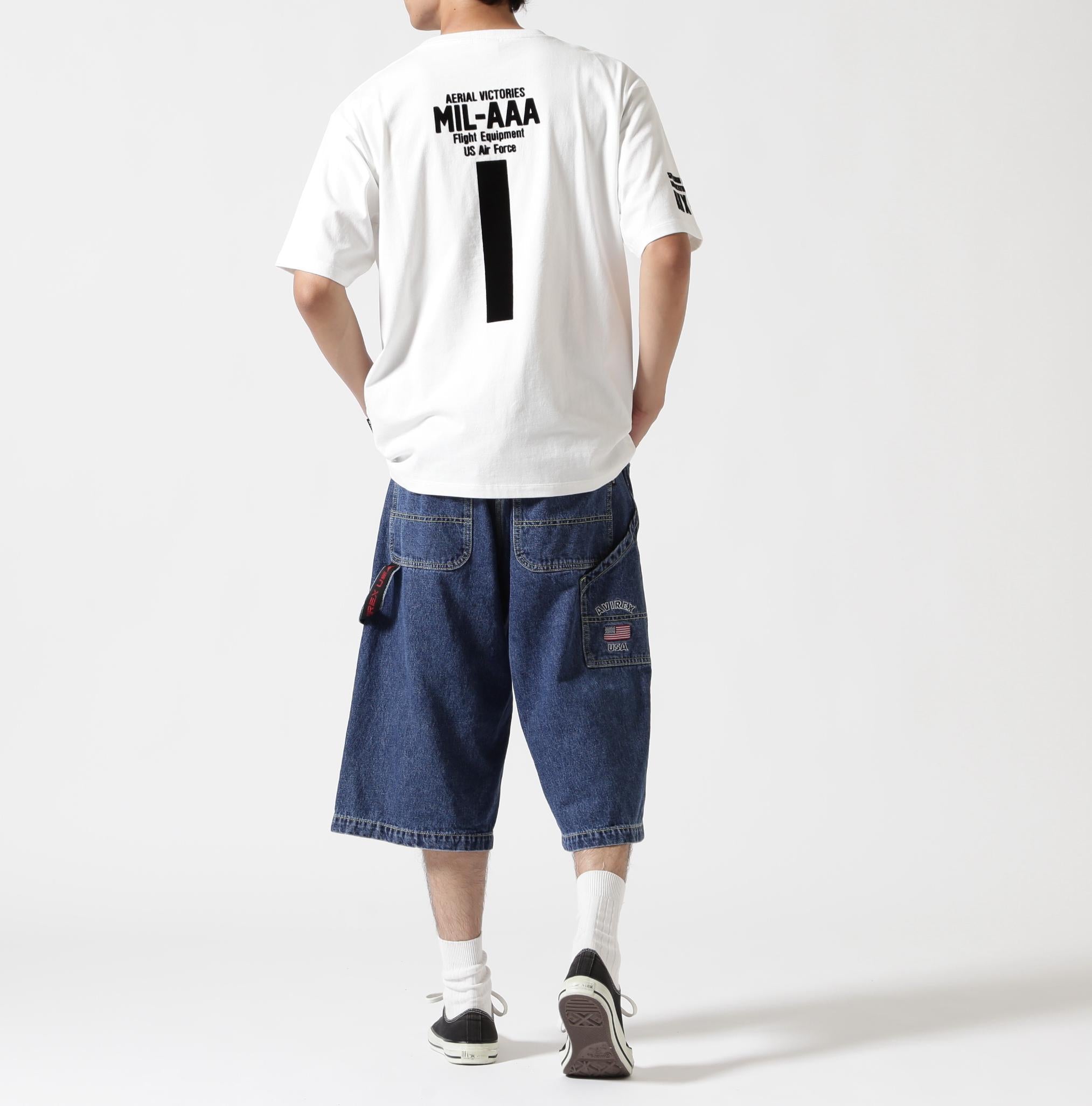 《直営店限定》VA>SITY PAINTE> SHO>TS ウォッシュユーズド9