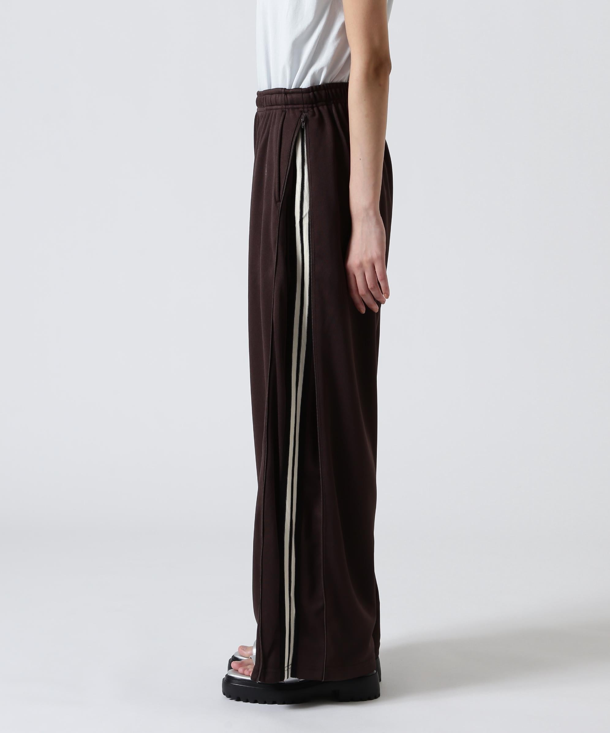 Knuth Marf（クヌースマーフ）zip-up track pants(unisex) ブラウン