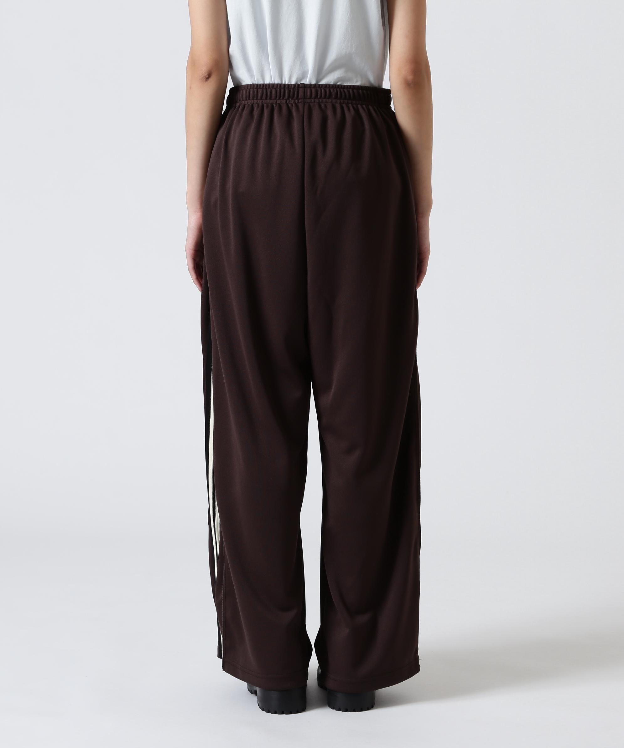 Knuth Marf（クヌースマーフ）zip-up track pants(unisex) ブラウン