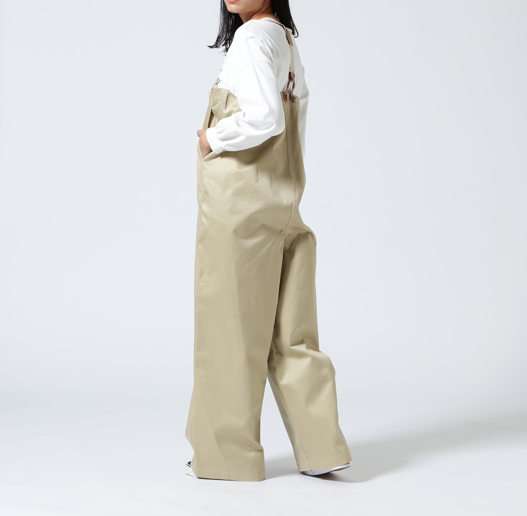 RHODOLIRION/ロドリリオン　Suspender Pants - Chino Cloth ベージュ