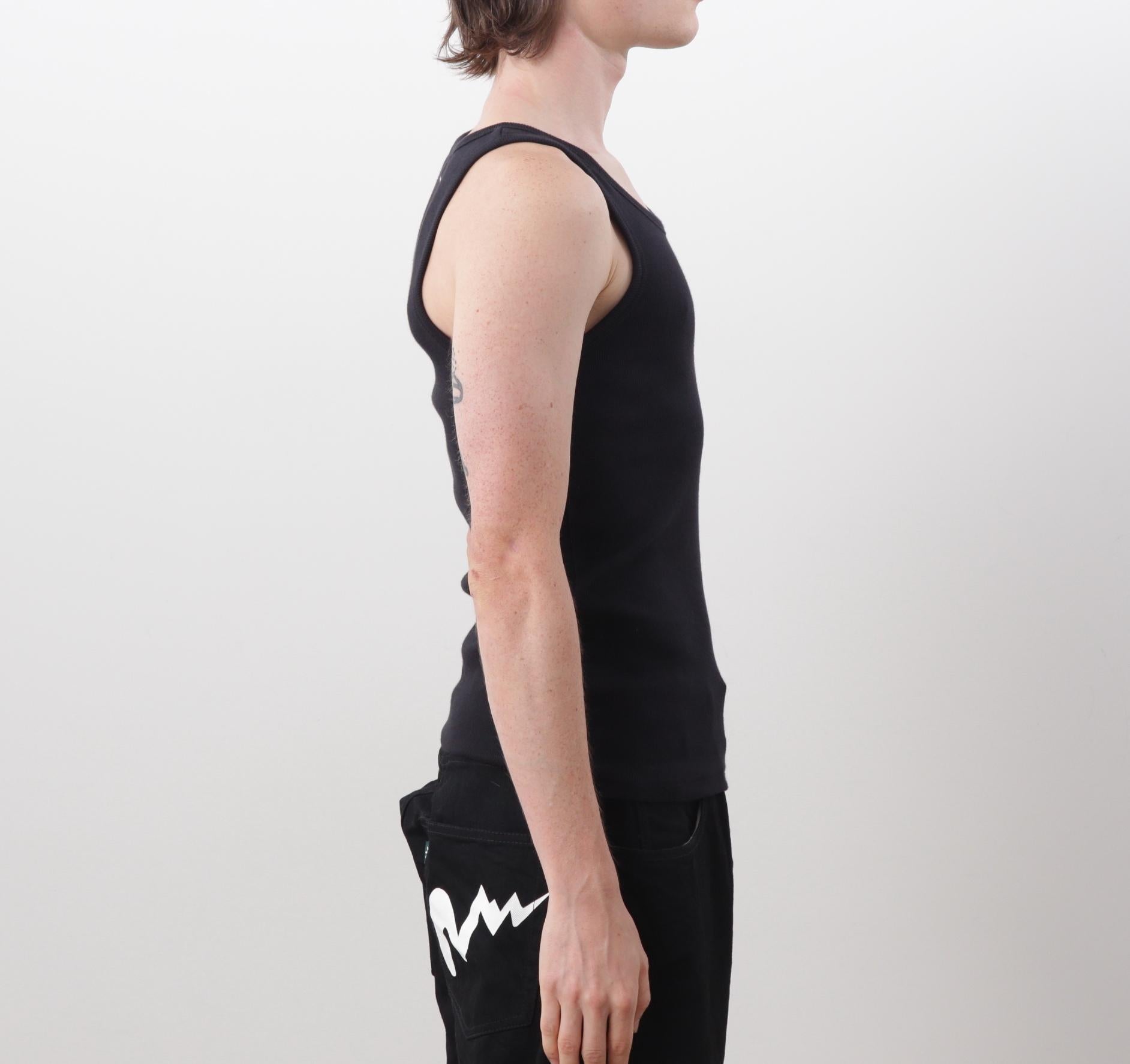 MANASTASH/マナスタッシュ/>IR TANK TOPS<2P ブラック