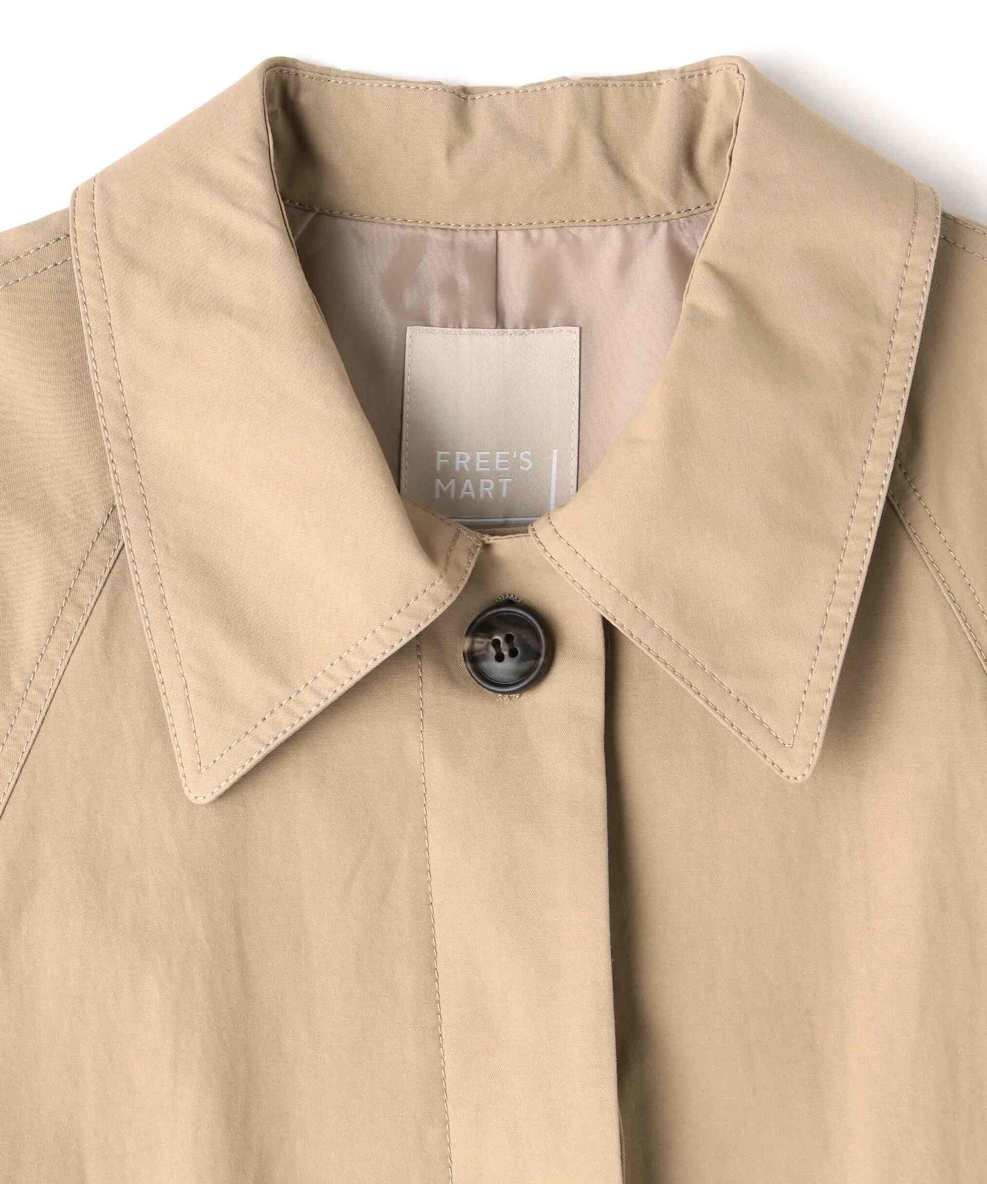 ２ｗａｙスタンドカラーコート ベージュ1