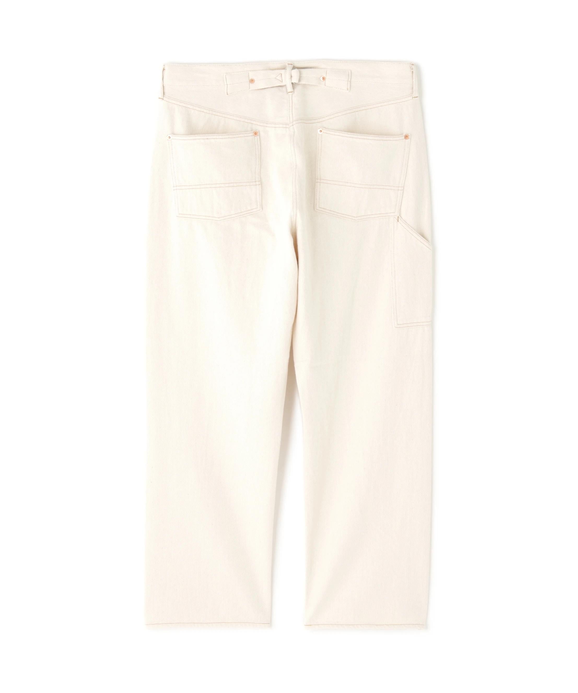 FOUNDOU>/ファウンダ/DENIM WO>K PANTS ホワイト