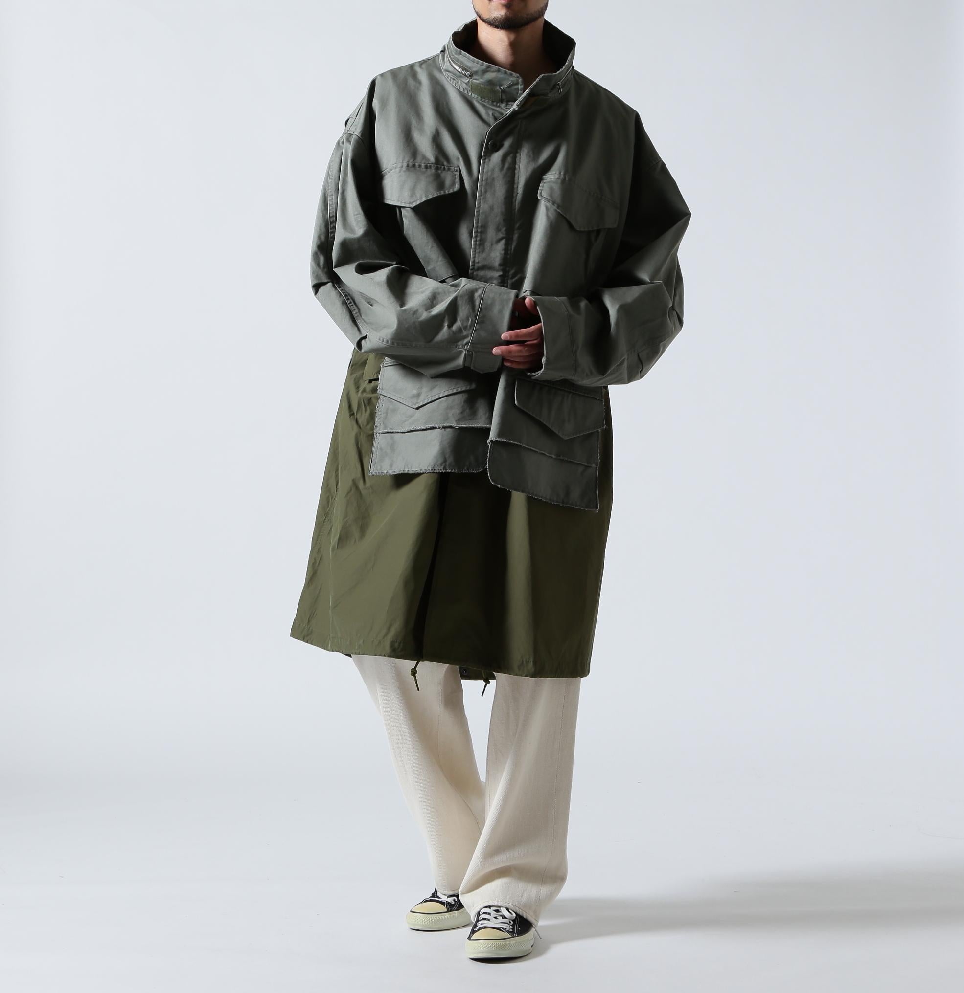 FOUNDOUR/ファウンダ/DENIM WORK PANTS ホワイト