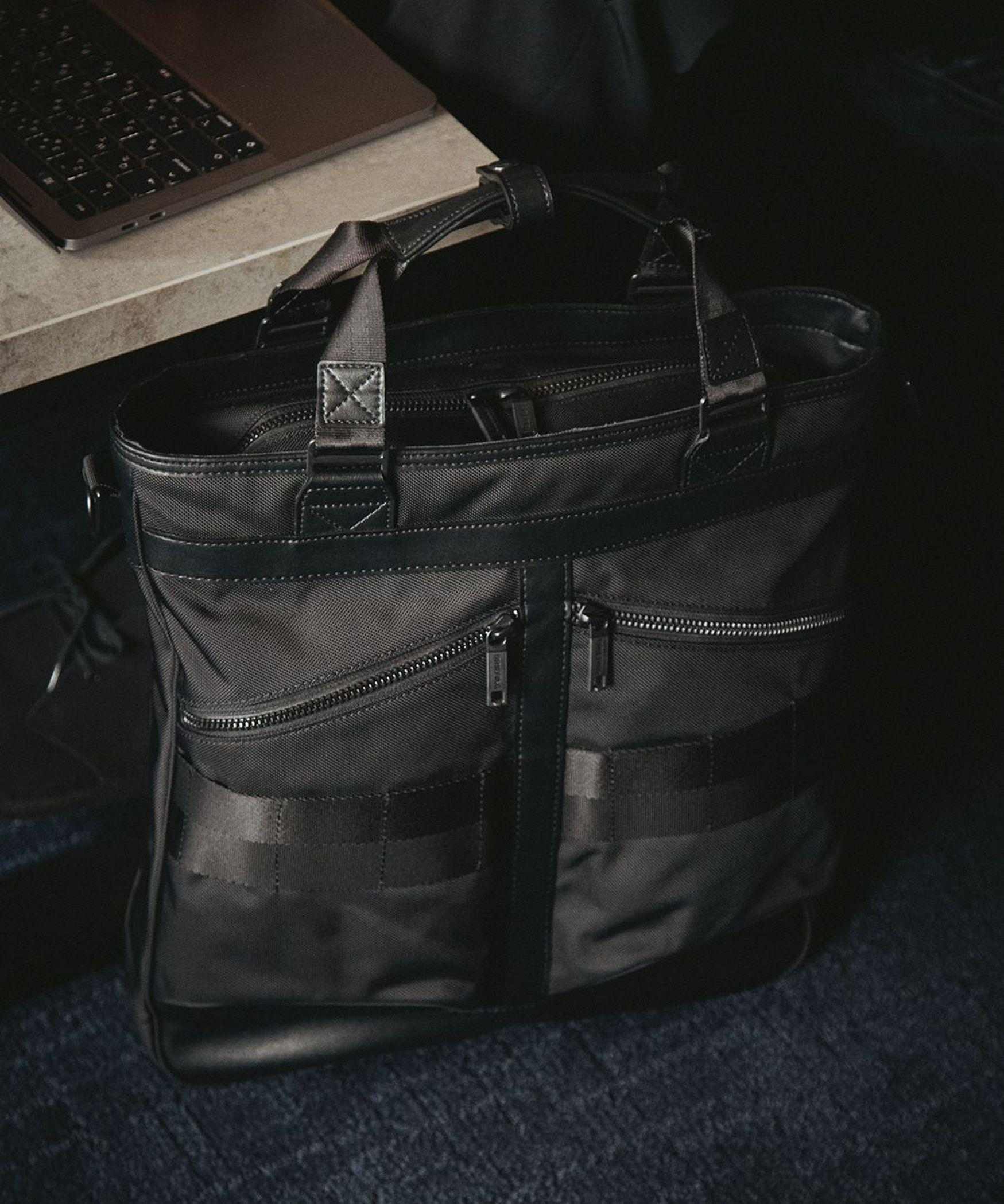 BRIERING BLACK LINE File Comp クラッチバッグ ブラック 黒