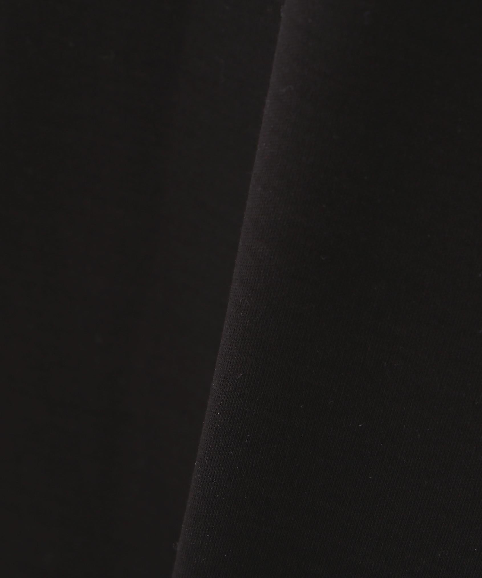 袖ボリュームリボンTシャツ ブラック
