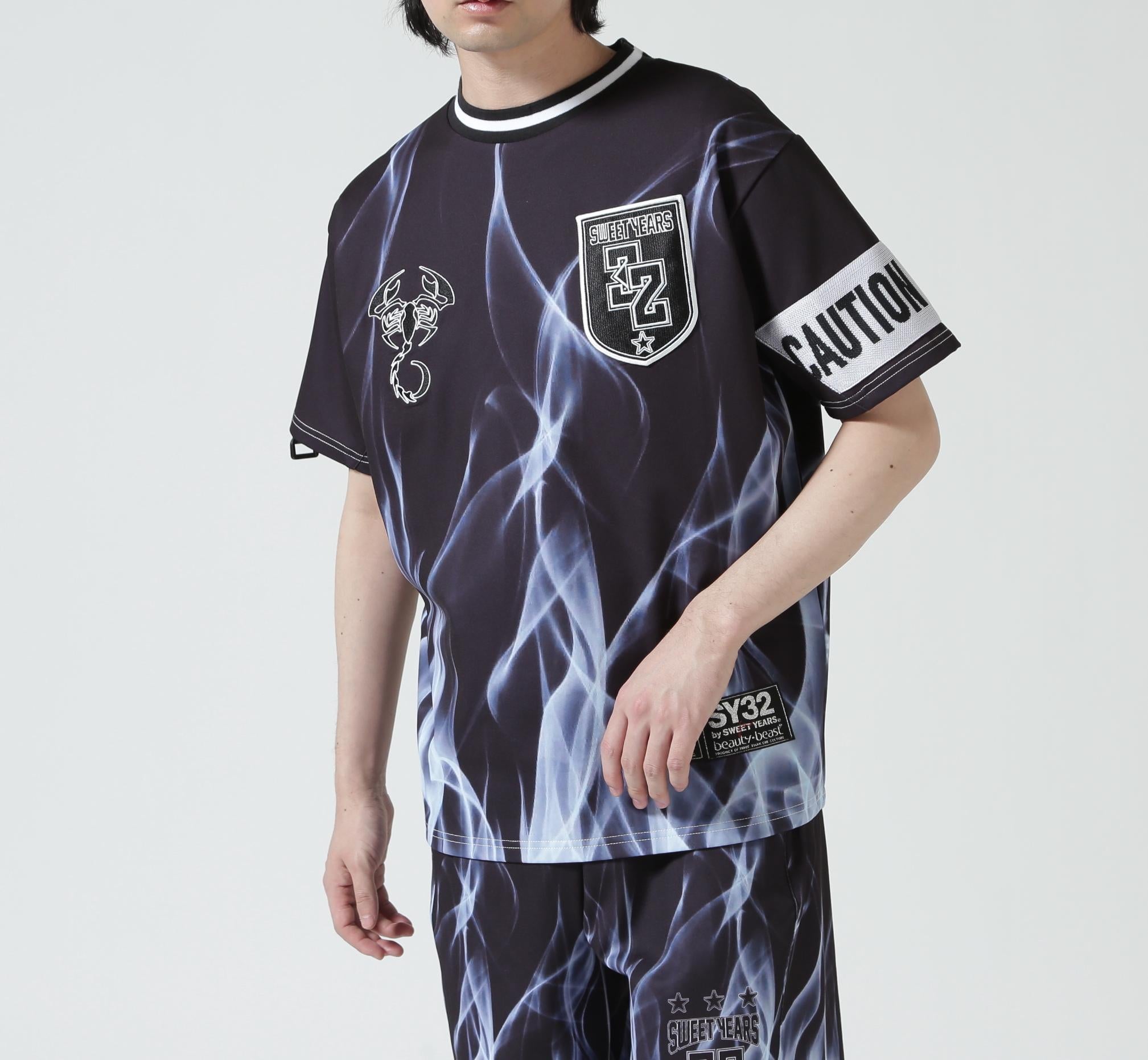 SY32 by SWEET YEARS/SY32×beauty:beast SWEAT TEE ブラック系その他1