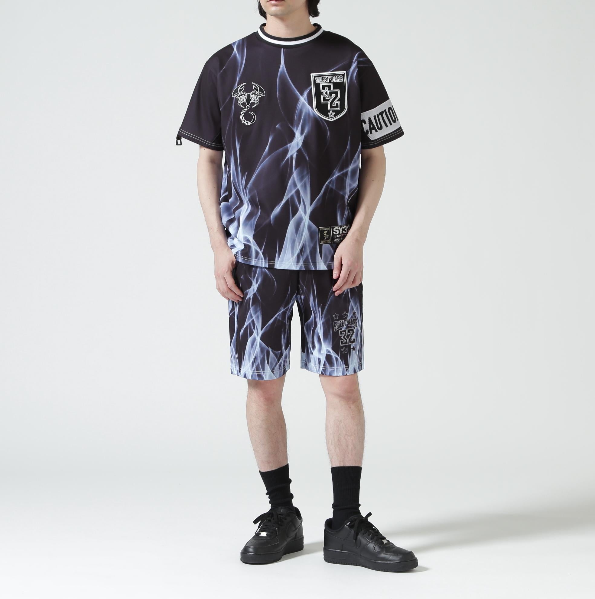 SY32 by SWEET YEARS/SY32×beauty:beast SWEAT TEE ブラック系その他1