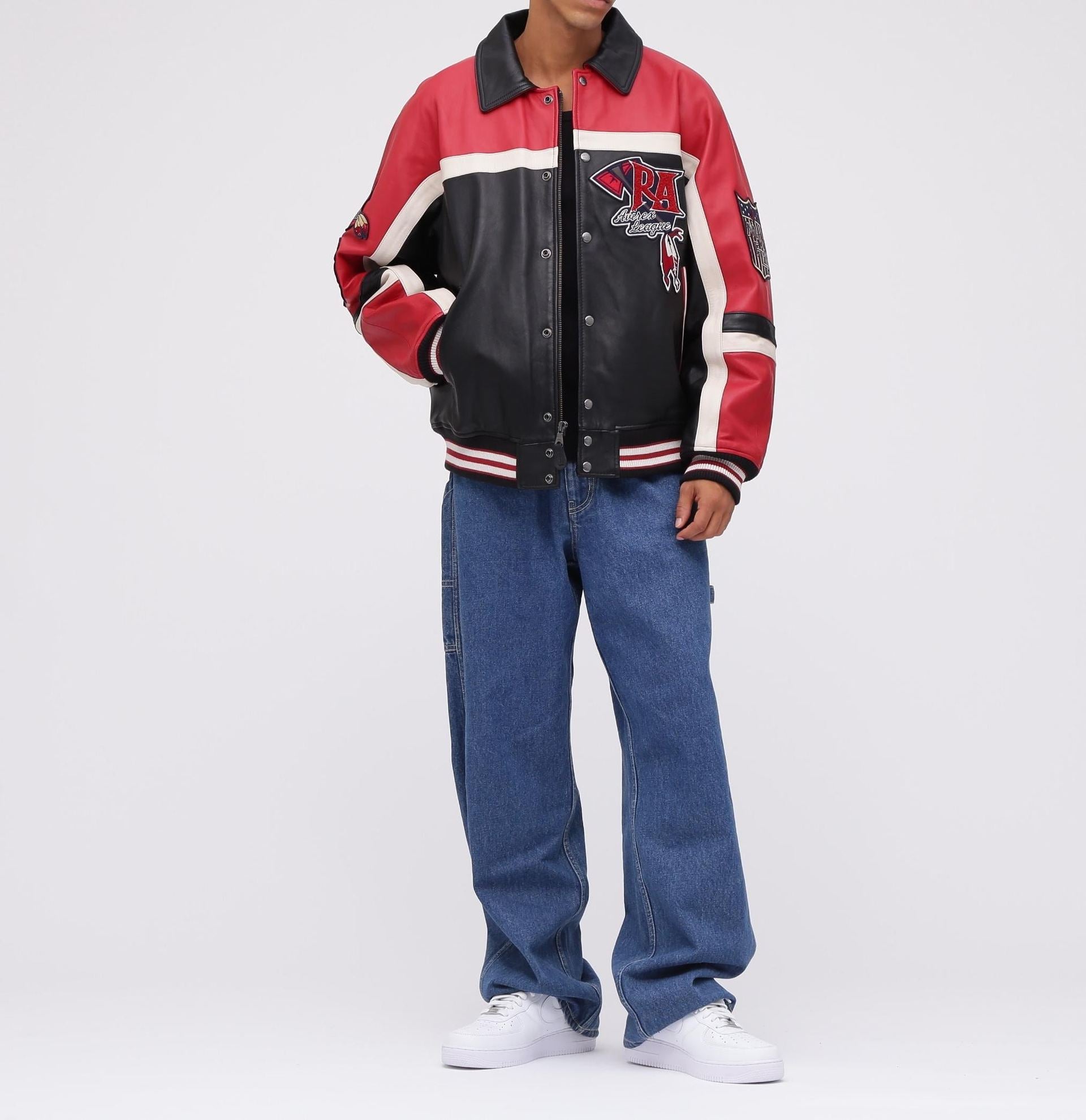 VARSITY JACKET RED AXES / バーシティジャケット レッドアクシズ