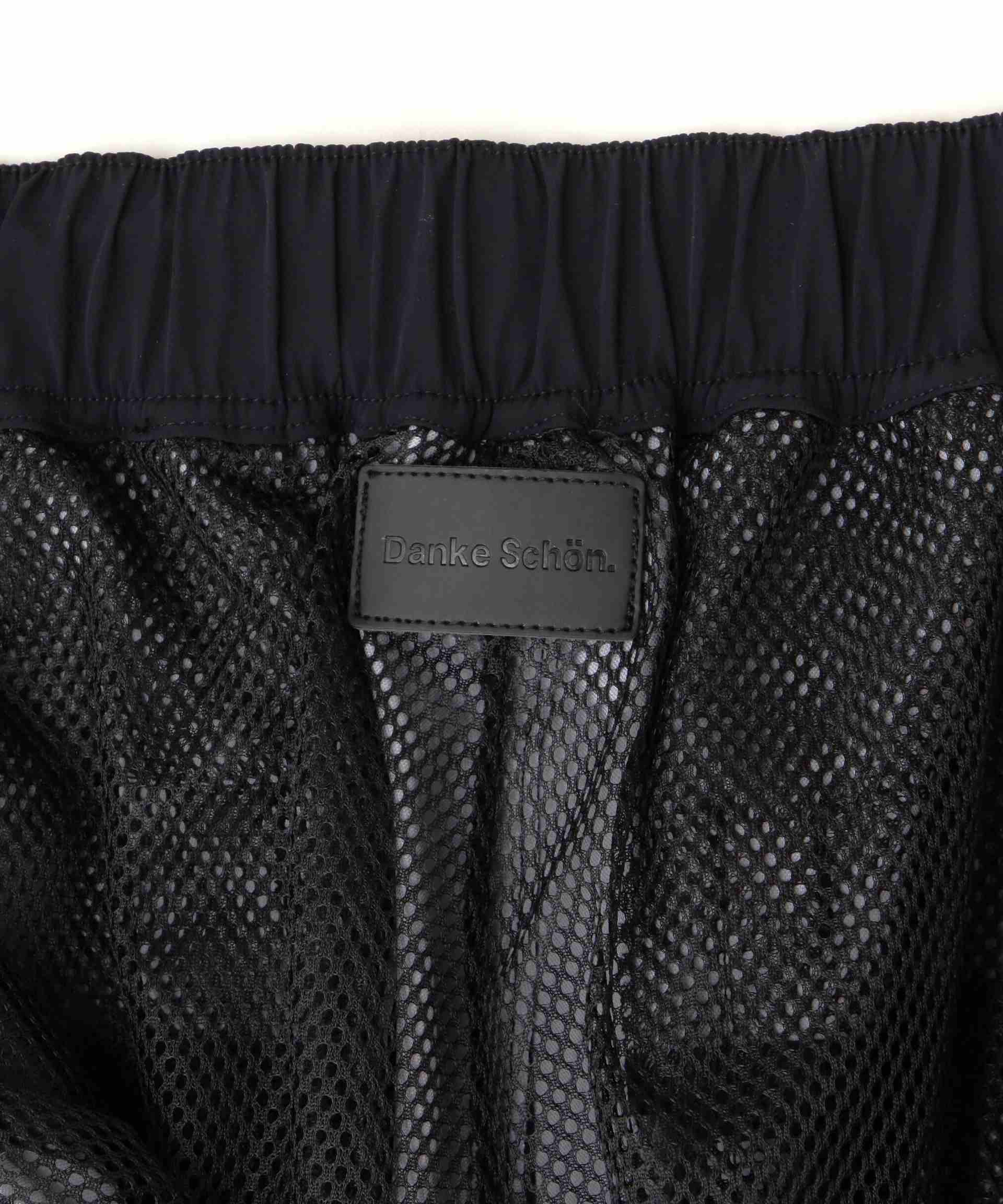 DankeSchon/ダンケシェーン/LAYE>NYLON WIDESNOW PANTS ブラック