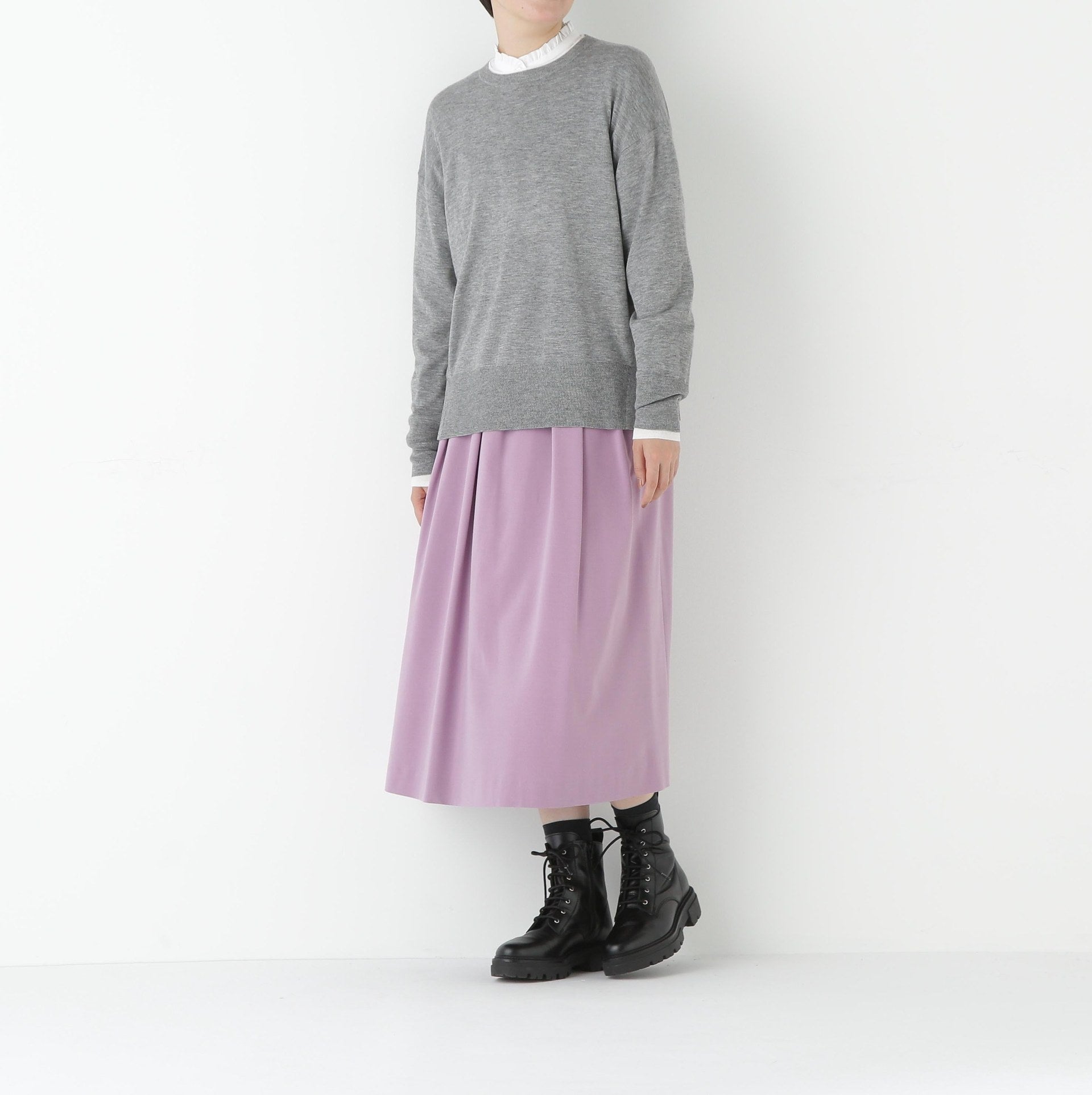 Random Tuck Flare Skirt