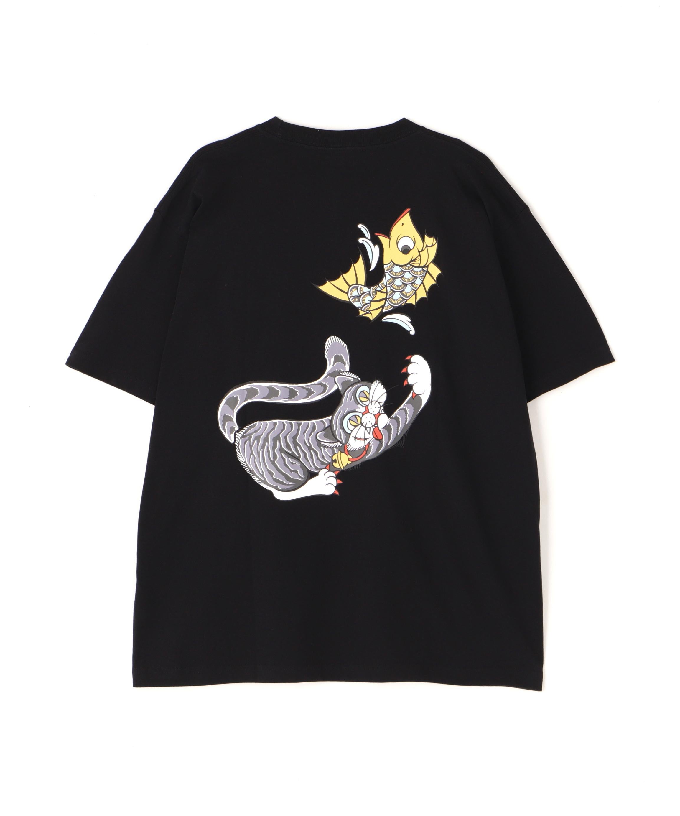 Chaos Fishing Clu/カオスフィッシングクラブ　Doaneko T-shit ブラック