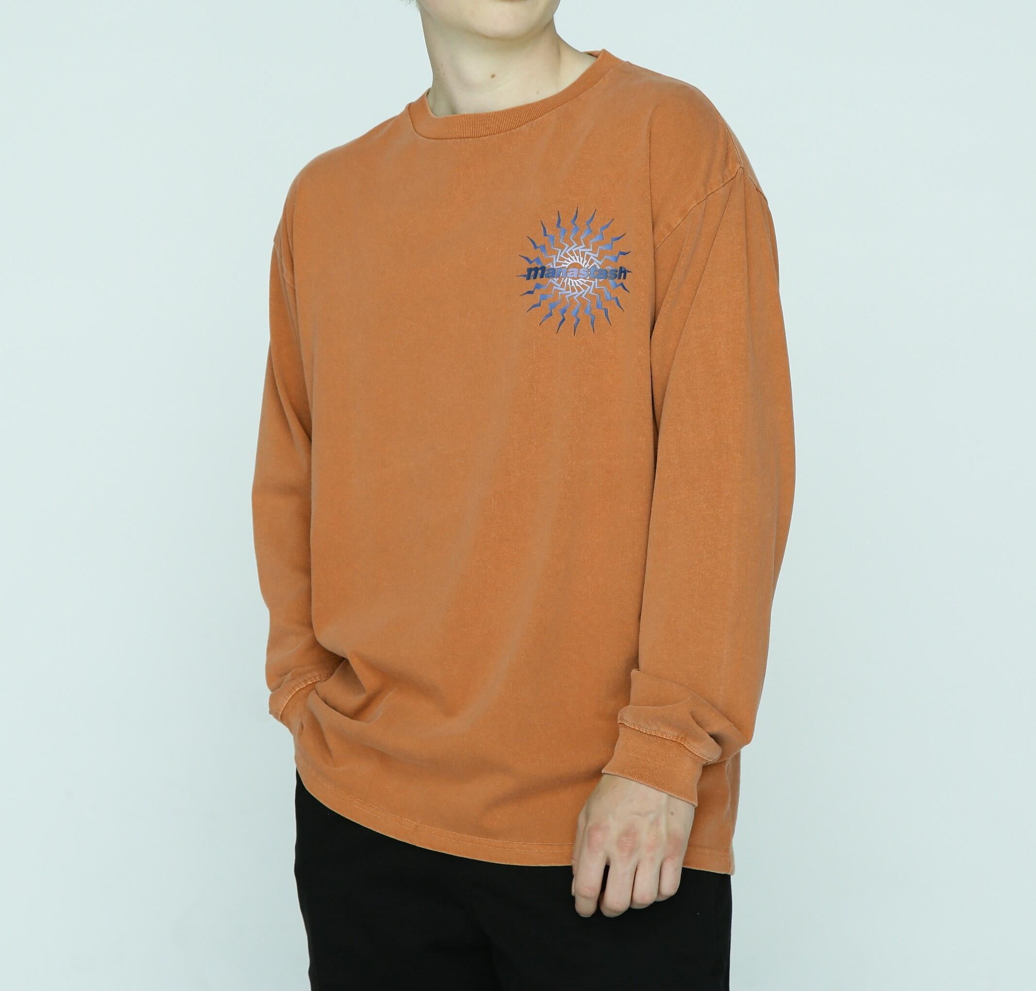 MANASTASH/マナスタッシュ/PUMICE L/S TEE MTN RU>ST ビー