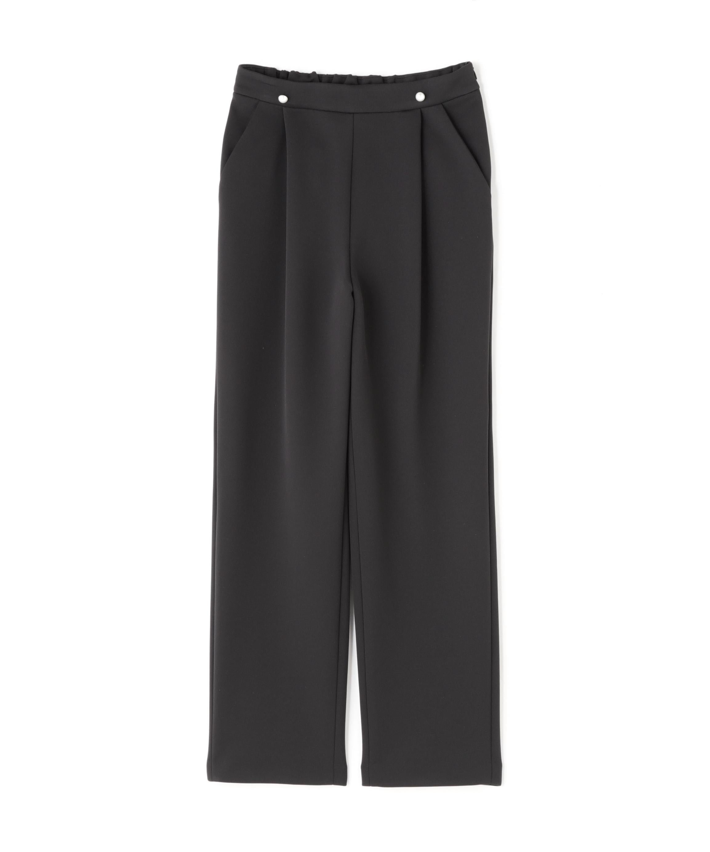 kaene<カエン ハイストレッチパンツ/008222/フォーマル/セレモニー/セットアップ/卒入式 ブラック