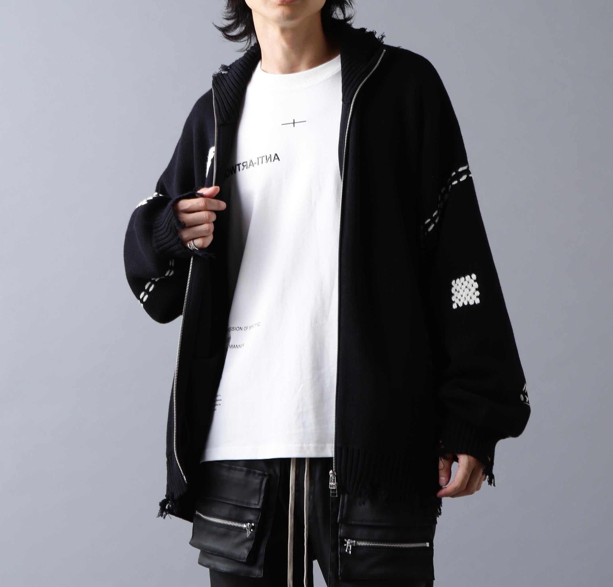 DankeSchon/ダンケシェーン/HAND STITCH KNIT D>IVE>S ブラック