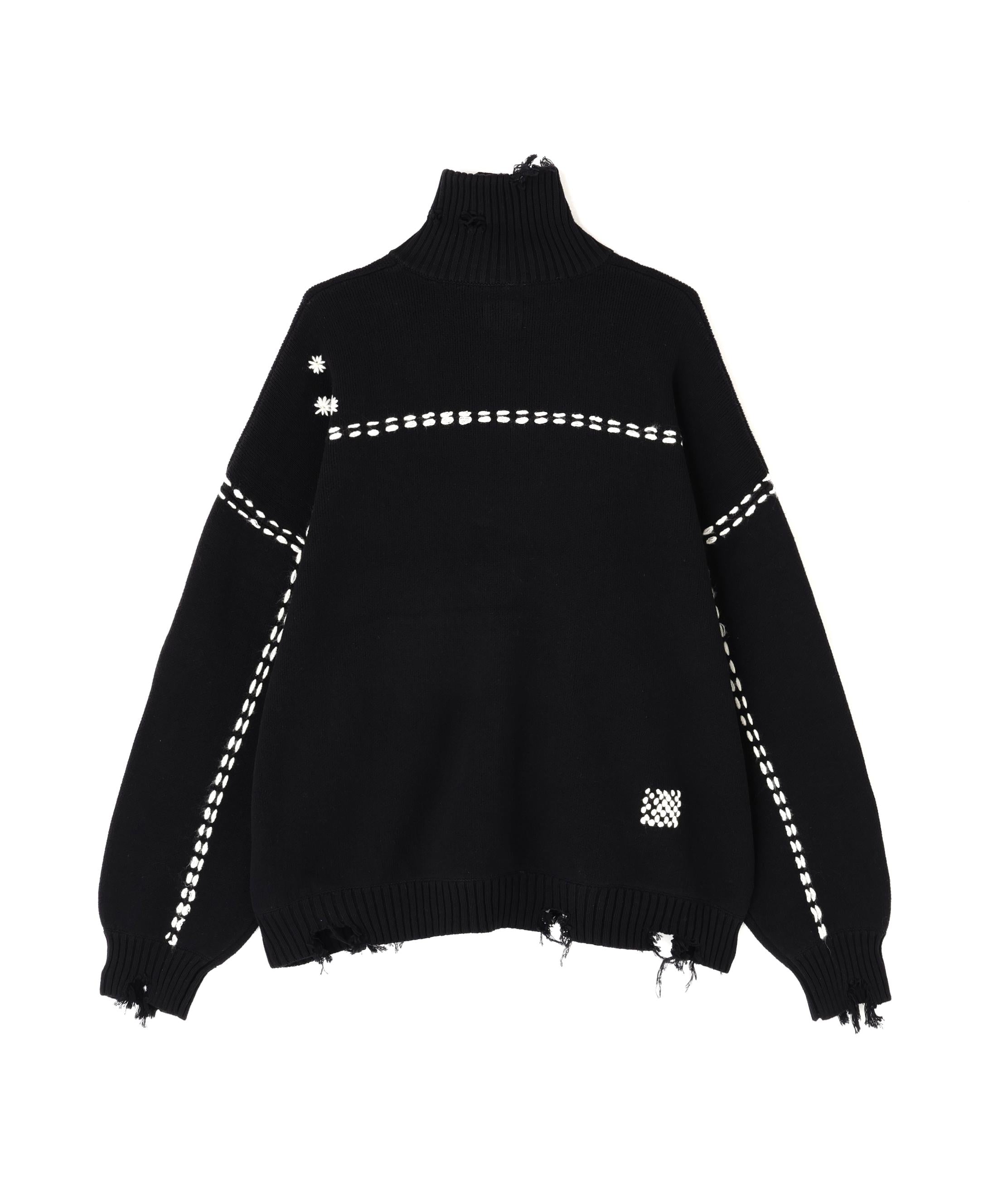 DankeSchon/ダンケシェーン/HAND STITCH KNIT D>IVE>S ブラック