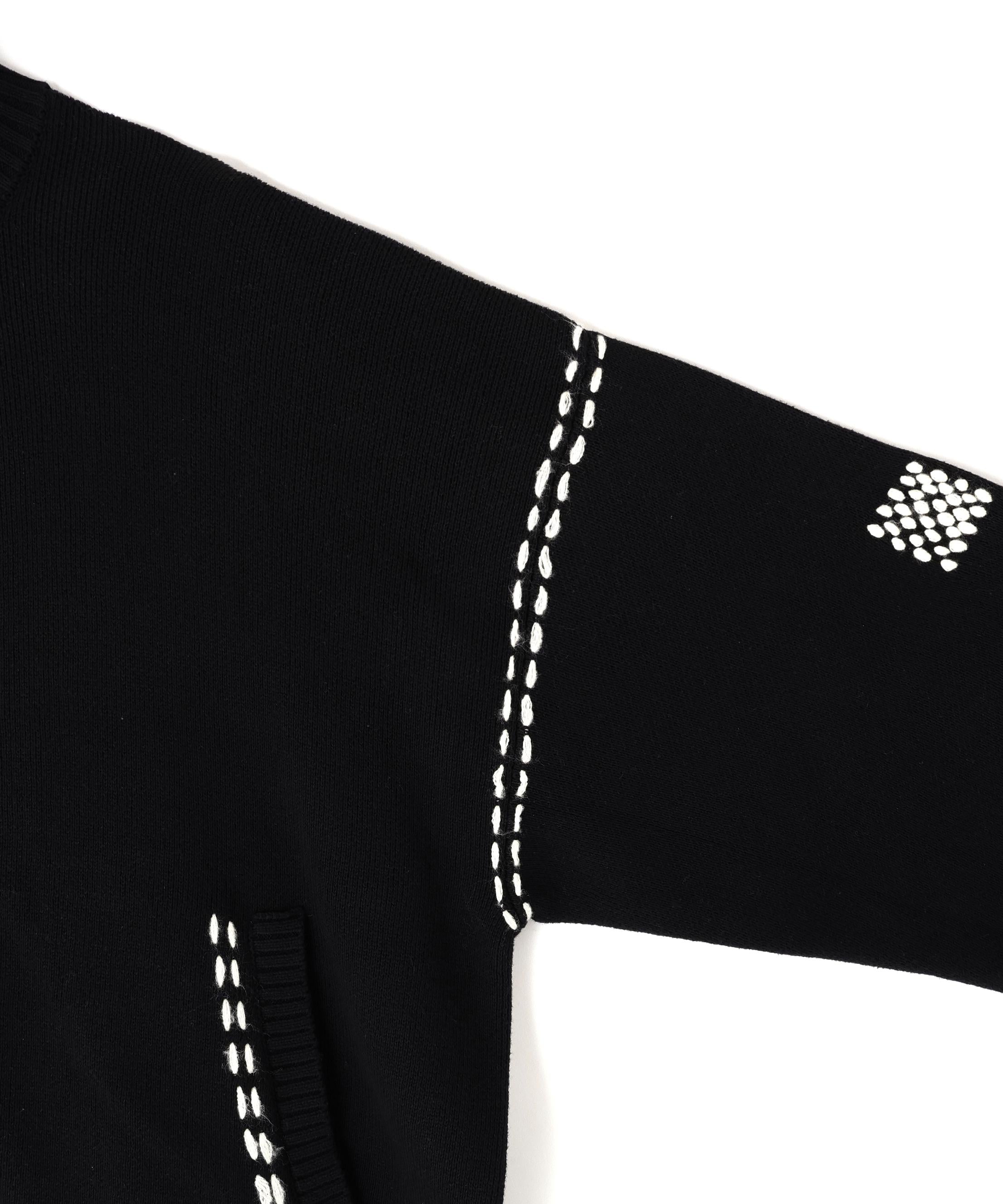 DankeSchon/ダンケシェーン/HAND STITCH KNIT D>IVE>S ブラック