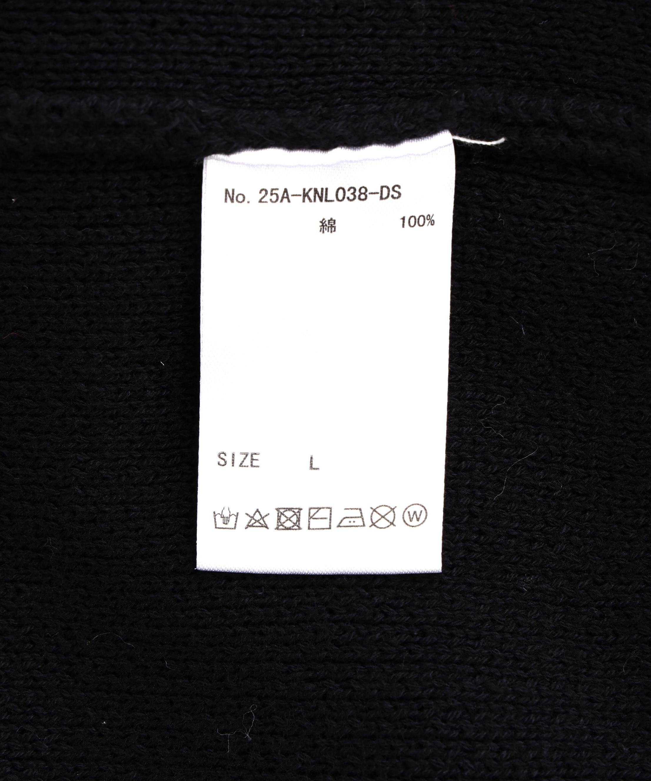 DankeSchon/ダンケシェーン/HAND STITCH KNIT D>IVE>S ブラック