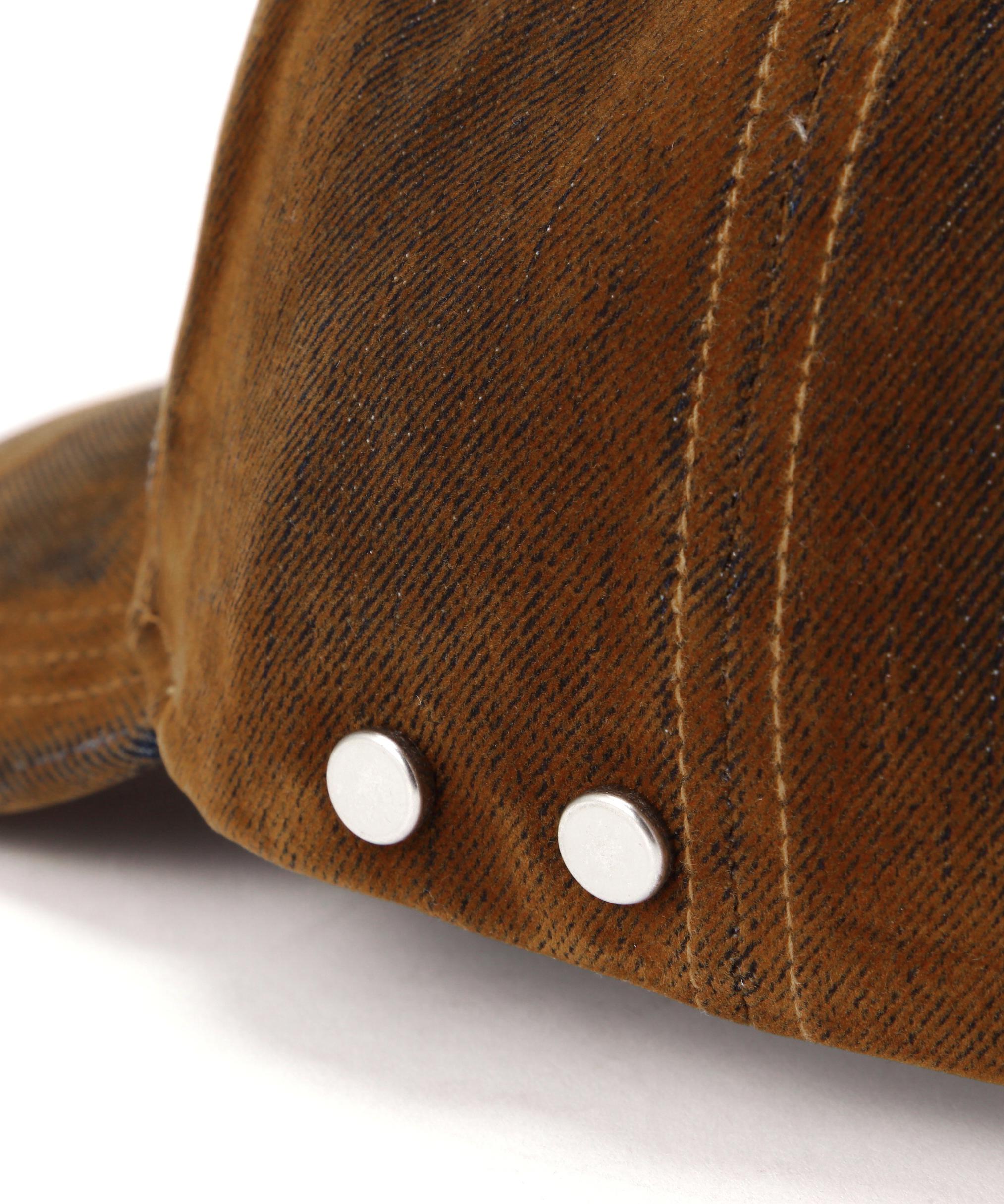 DankeSchon/ダンケシェーン/FLOCKYDENIM CAP ブラウン