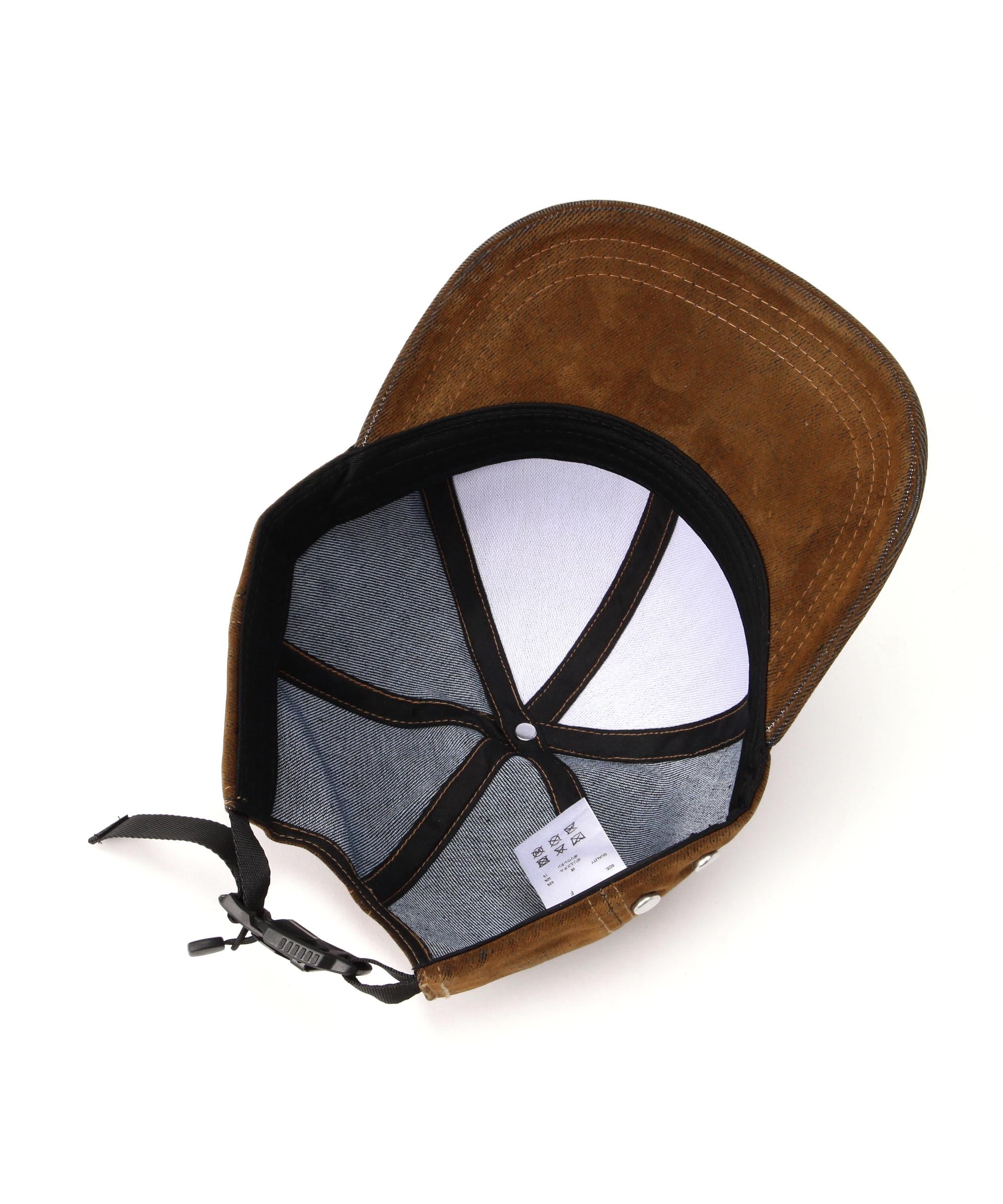 DankeSchon/ダンケシェーン/FLOCKYDENIM CAP ブラウン