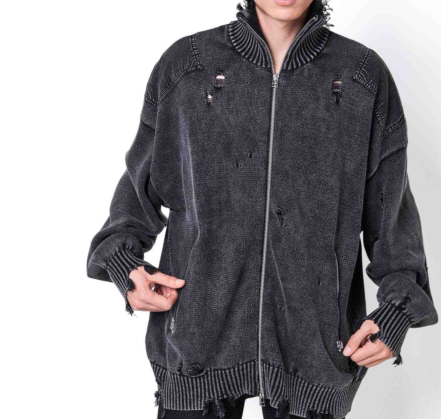 DankeSchon/ダンケシェーン/MILS KNIT DRIVERS ブラック