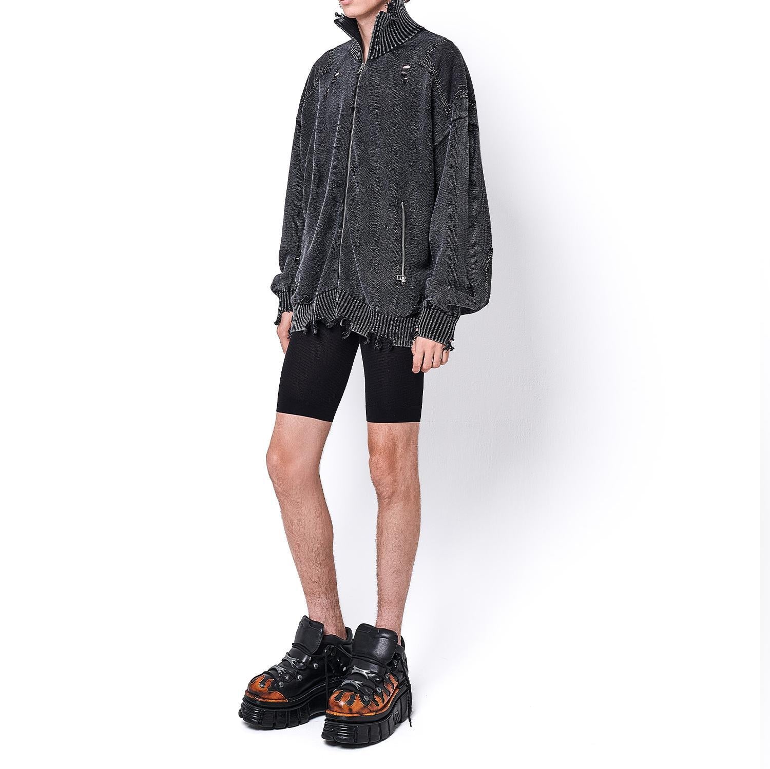 DankeSchon/ダンケシェーン/MILS KNIT DRIVERS ブラック