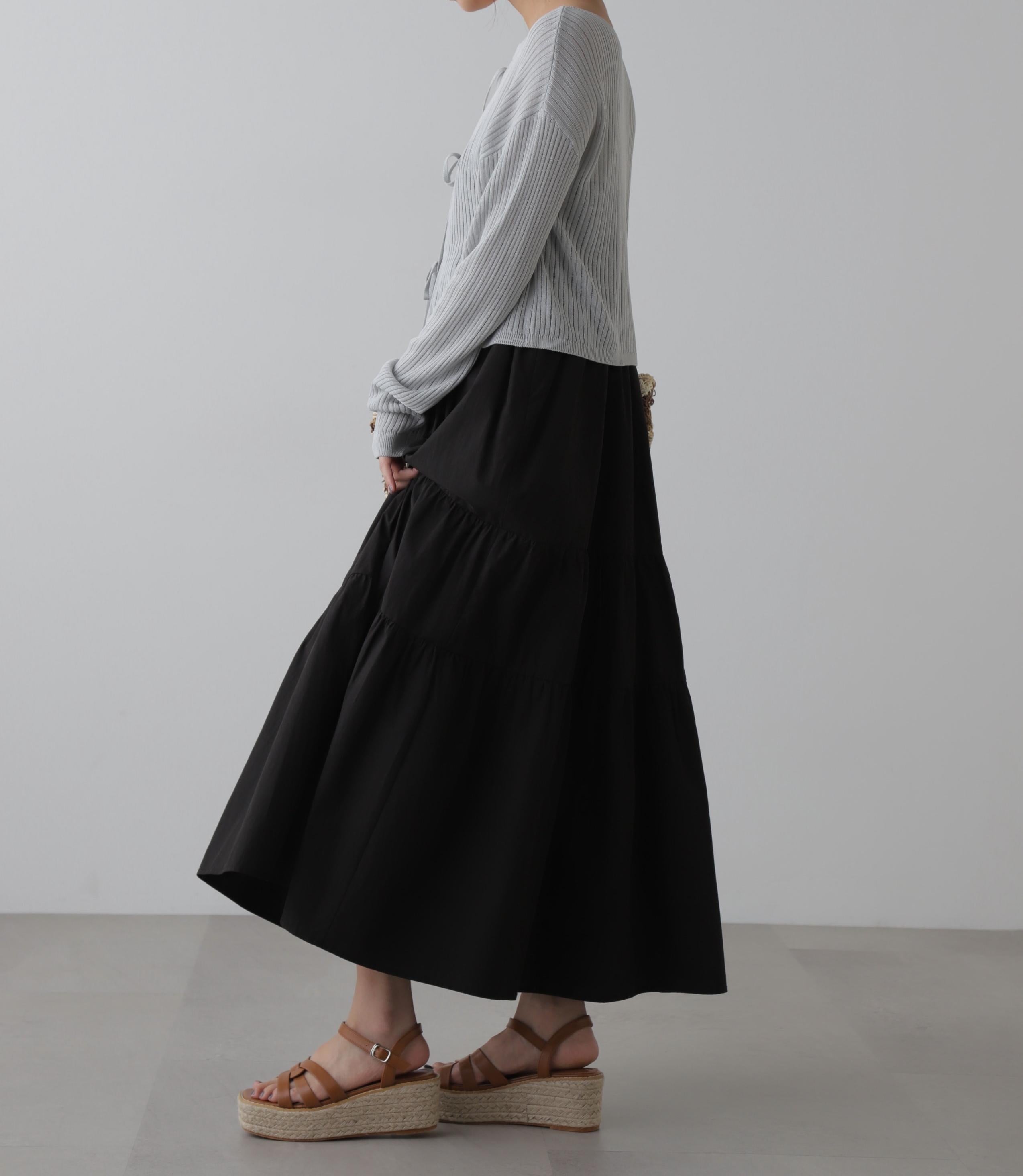 前後2Wayメッシュニット グレー