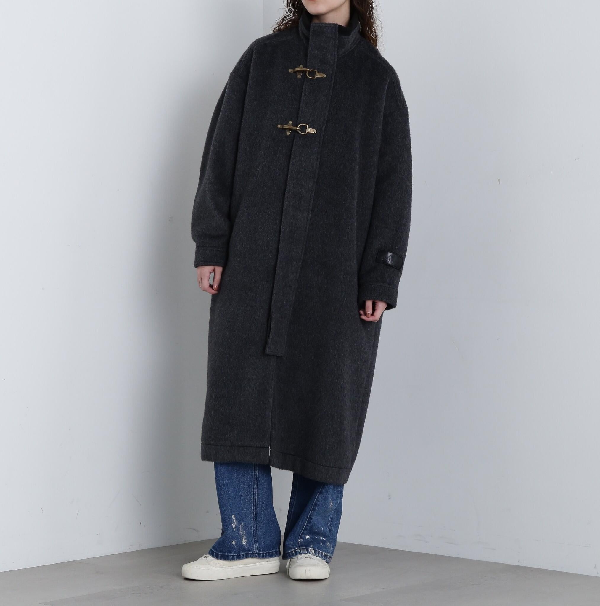 《直営店限定》LONG OUTE>/ロングアウター ブラック
